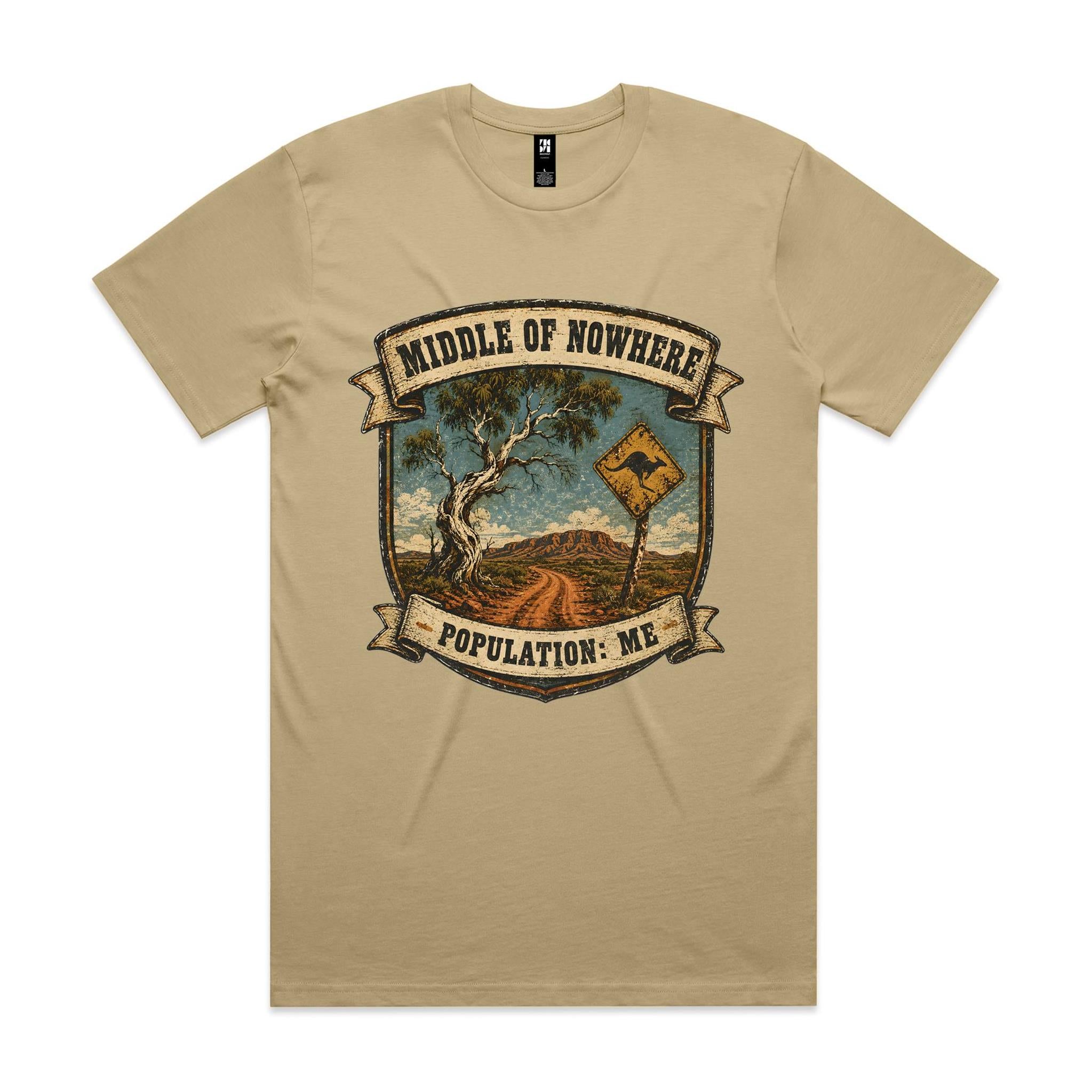 Middle of Nowhere, Population: Me — 4WD Tee