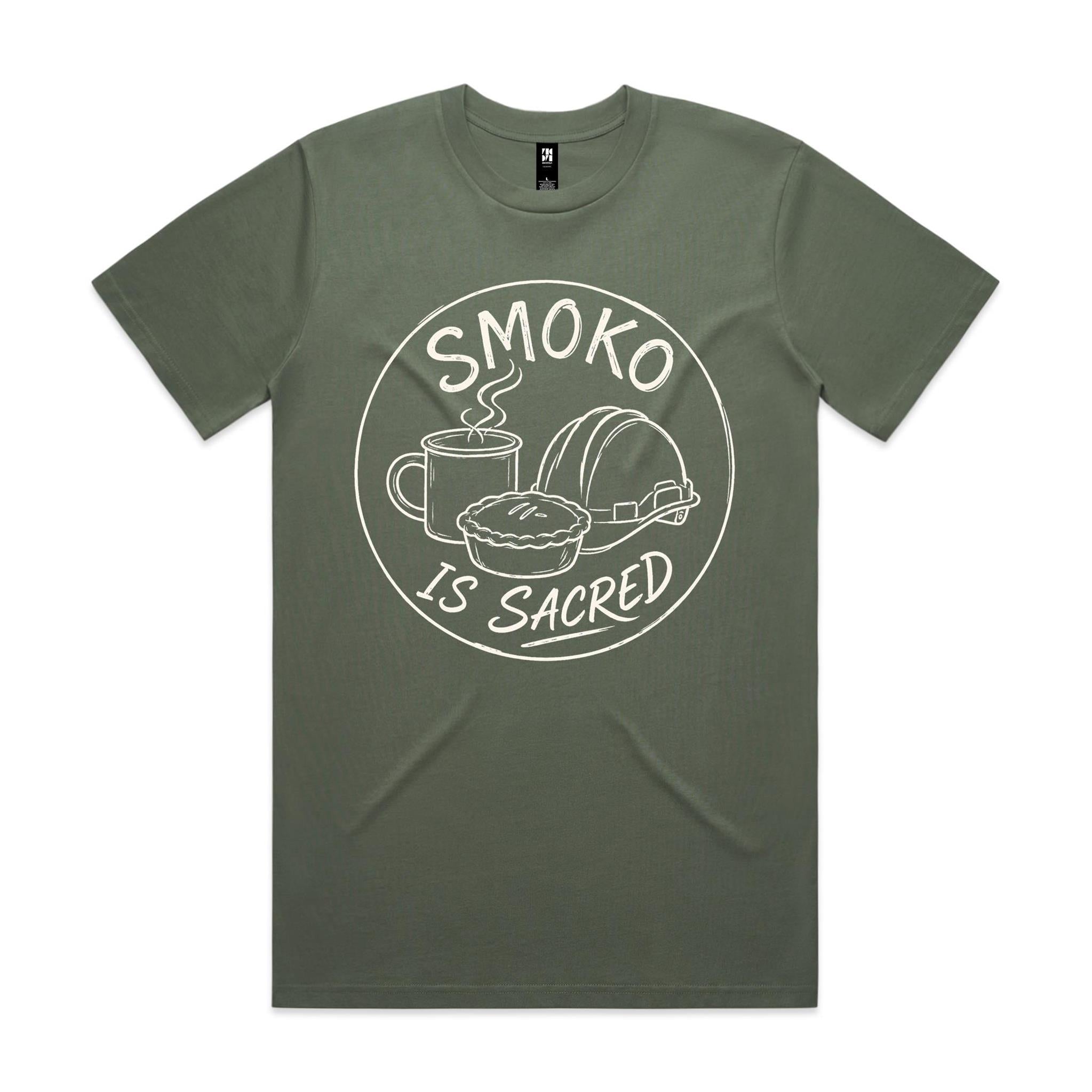 Smoko Is Sacred — Tradie Tee