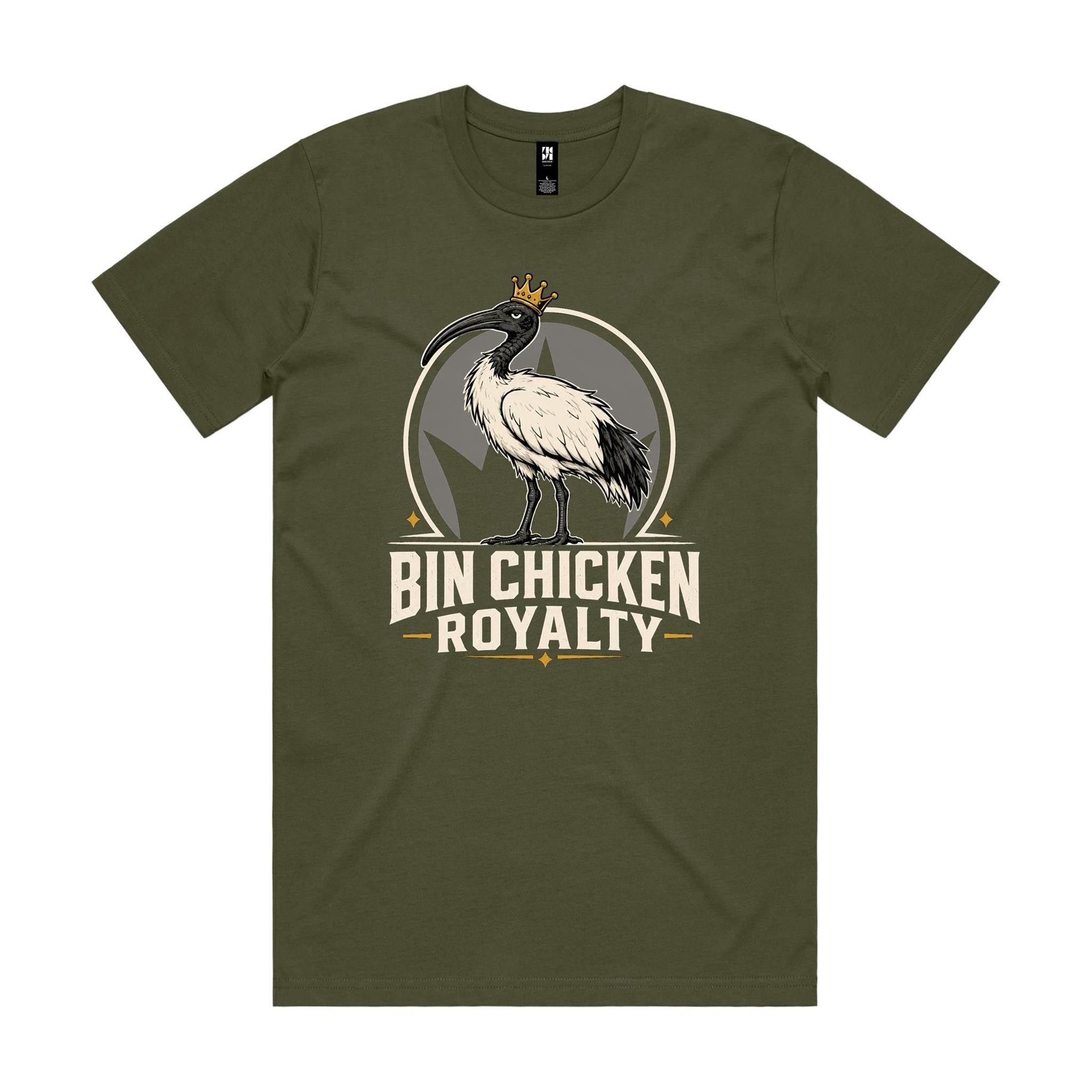 Bin Chicken Royalty — Crowned Ibis Tee