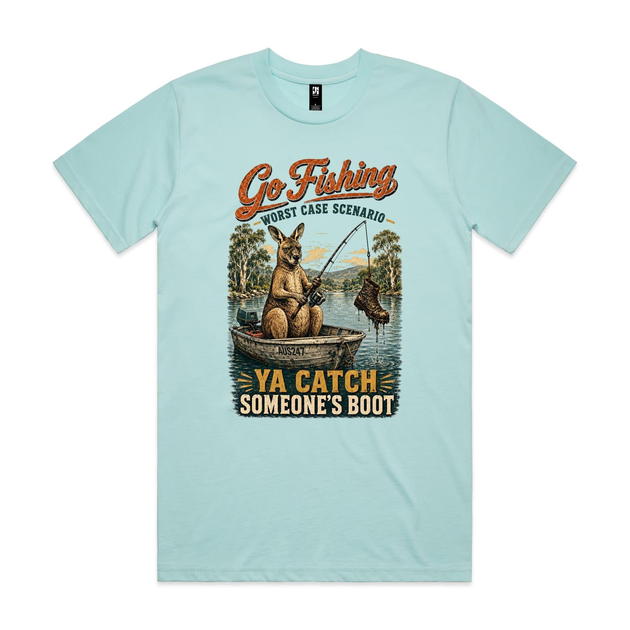 Ya Catch Someone's Boot | Kangaroo Fishing Tee