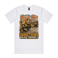 Fresh Pour — Something Walked Through It | Wombat Concreter Tee