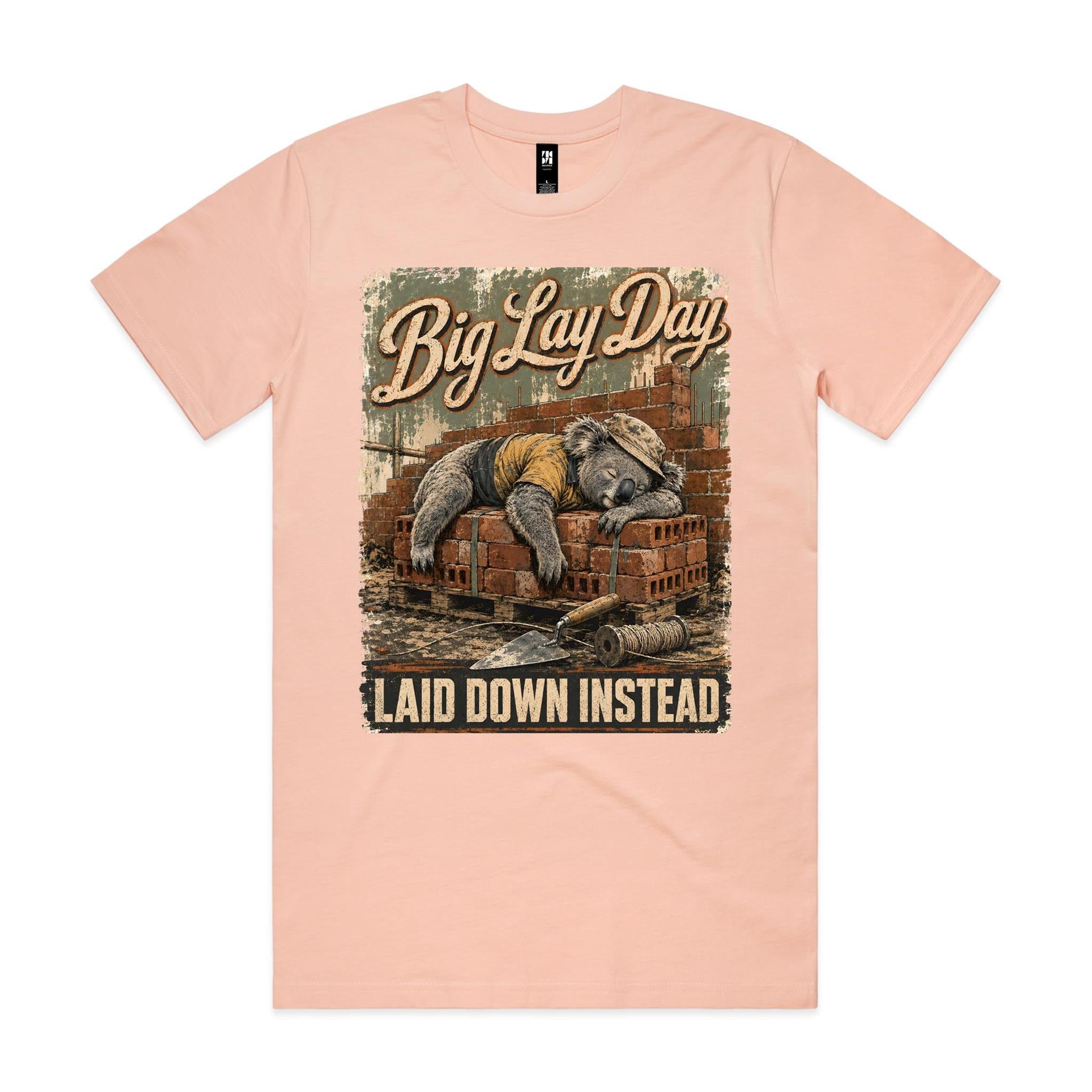 Big Lay Day — Laid Down Instead | Koala Brickie Tee