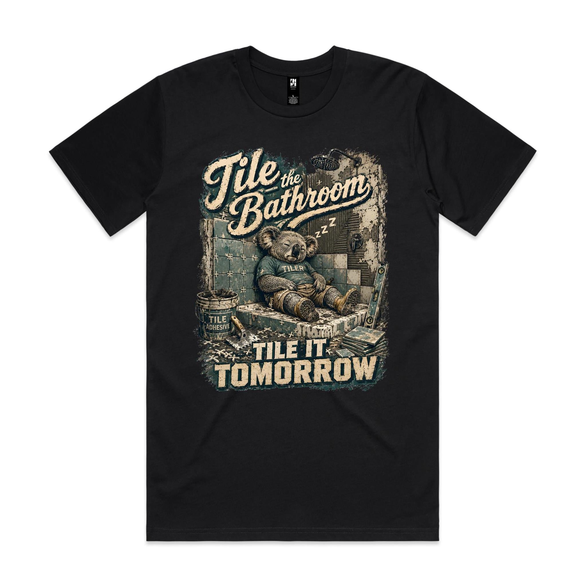 Tile the Bathroom — Tile It Tomorrow | Koala Tiler Tee