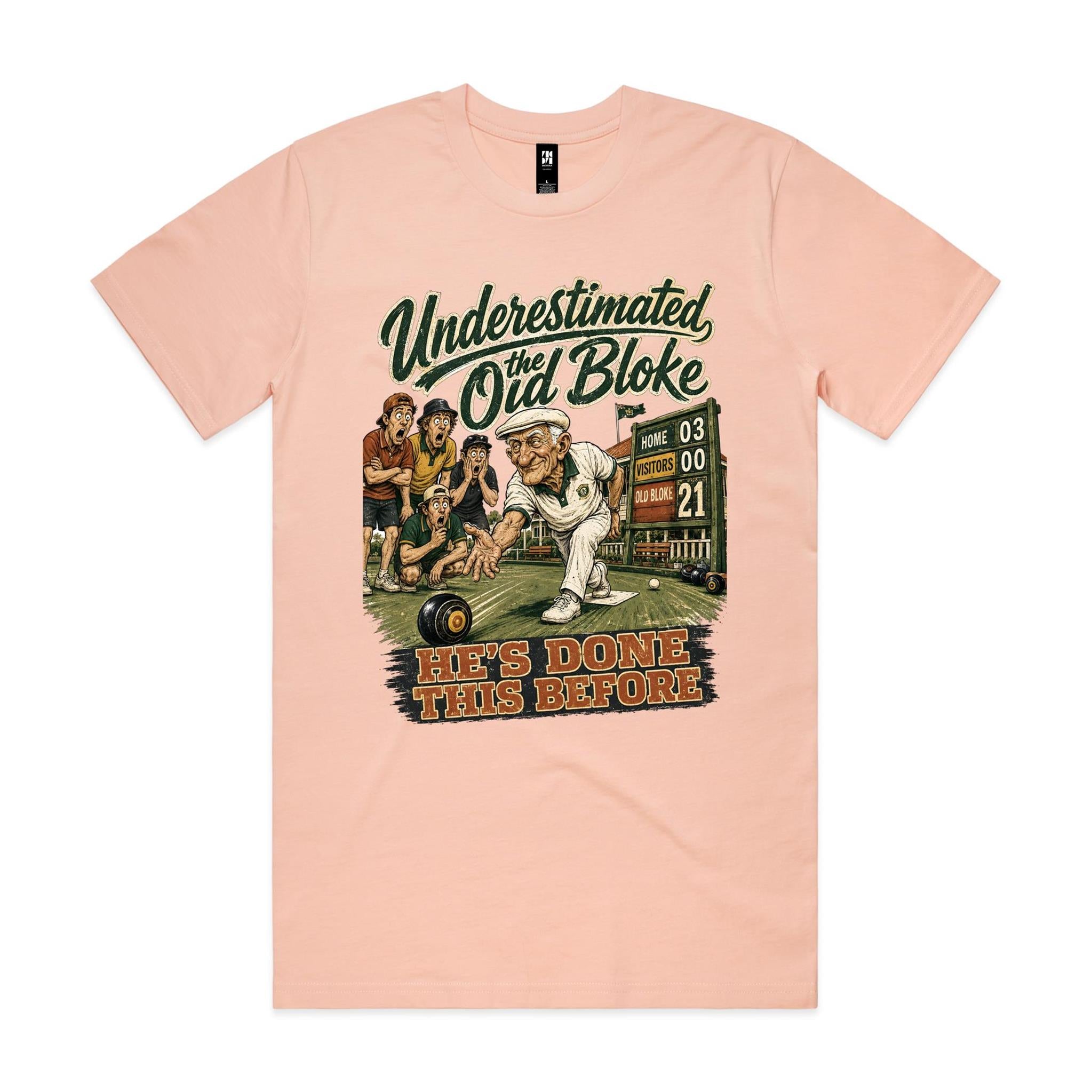 Underestimated the Old Bloke | Bowls Tee