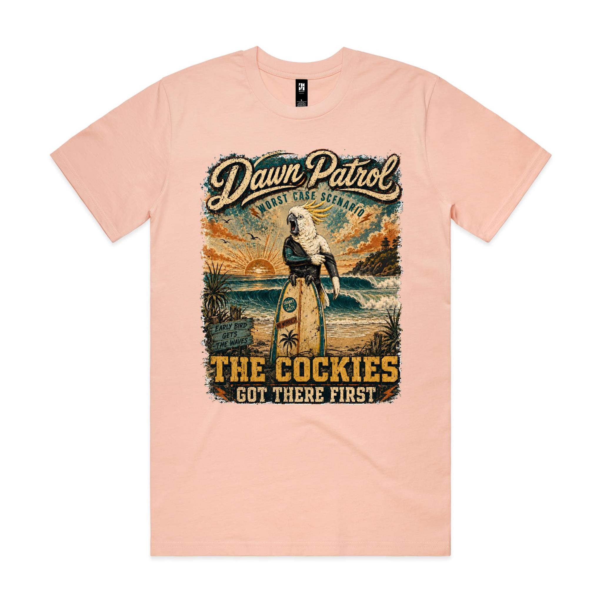 Dawn Patrol — The Cockies Got There First | Cockatoo Surf Tee