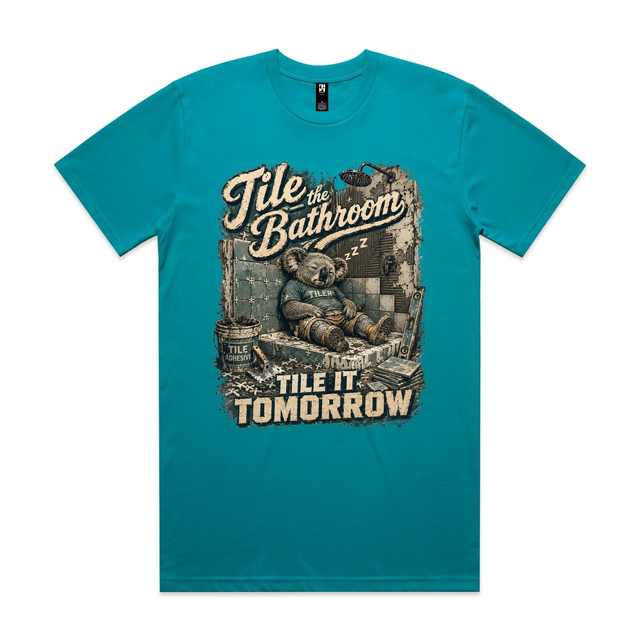 Tile the Bathroom — Tile It Tomorrow | Koala Tiler Tee