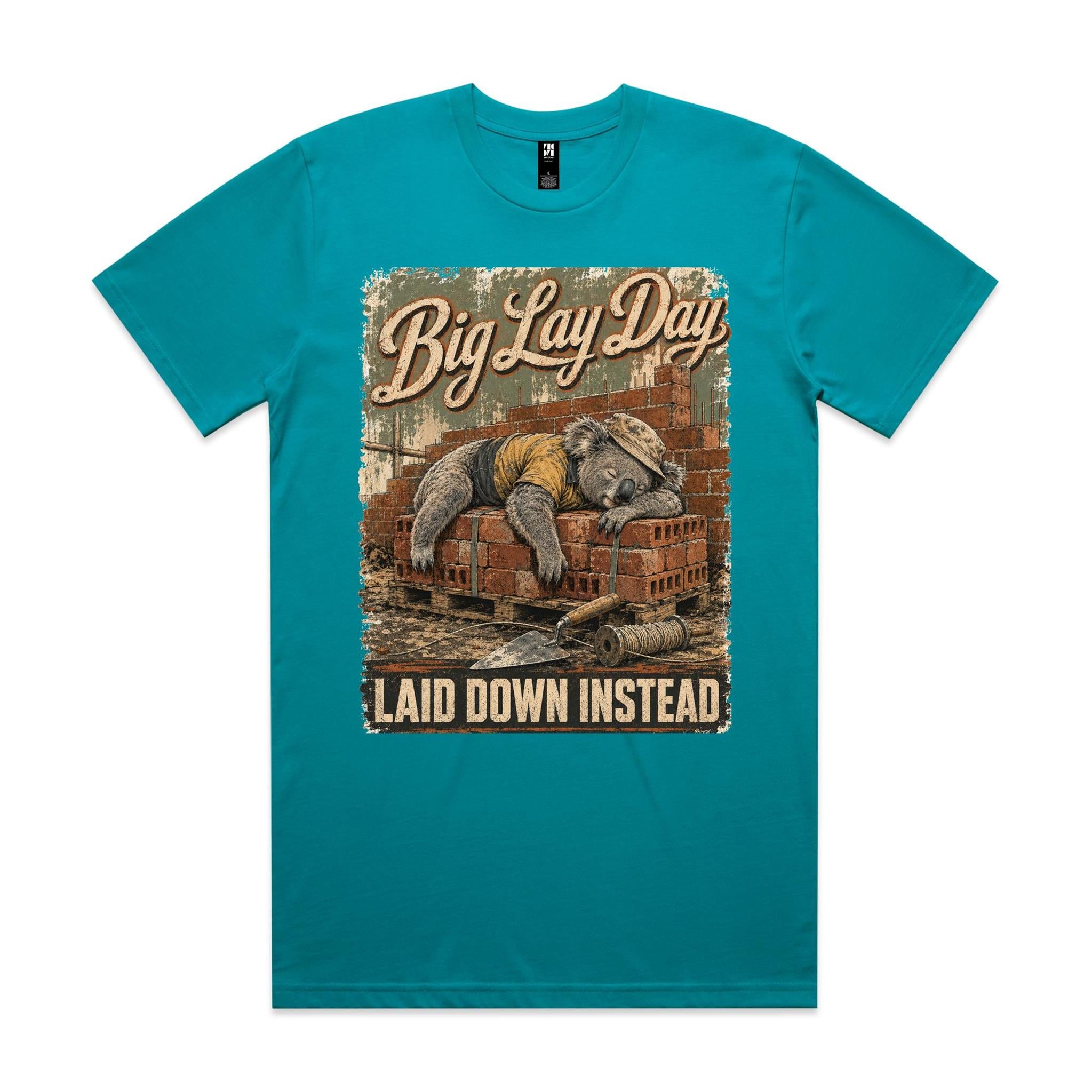 Big Lay Day — Laid Down Instead | Koala Brickie Tee