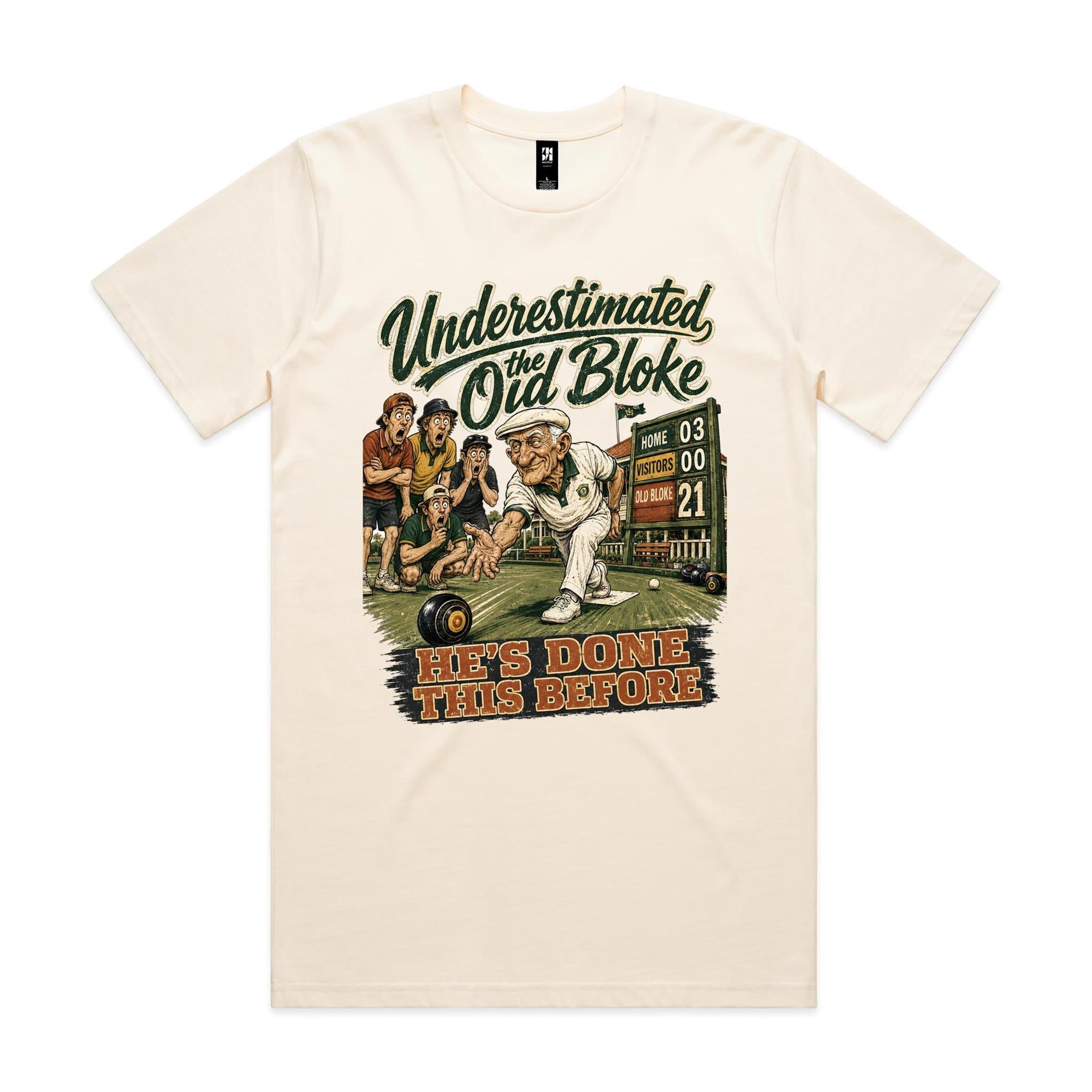 Underestimated the Old Bloke | Bowls Tee