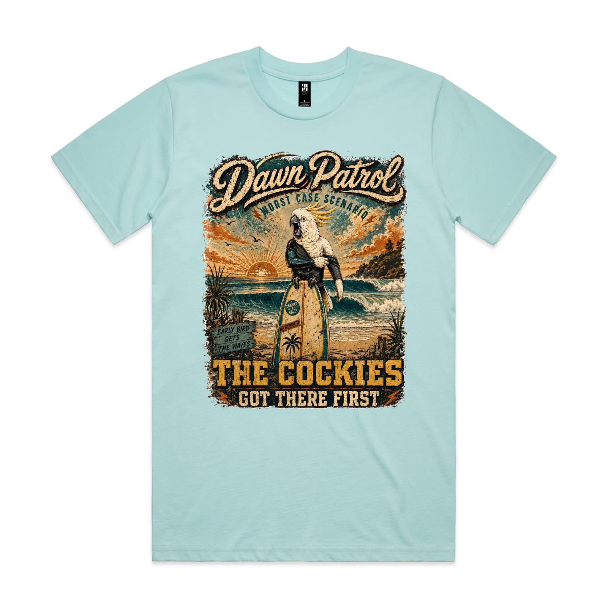 Dawn Patrol — The Cockies Got There First | Cockatoo Surf Tee