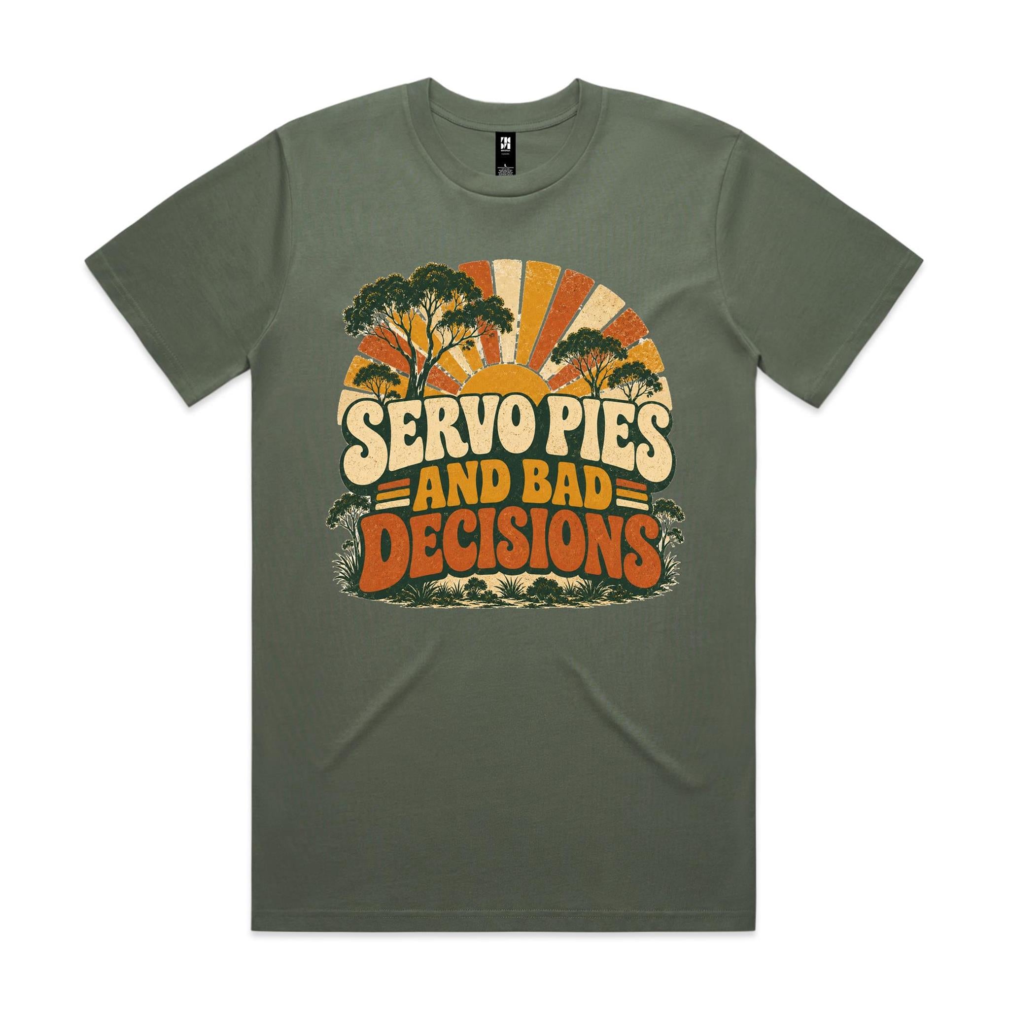 Servo Pies and Bad Decisions — Tee