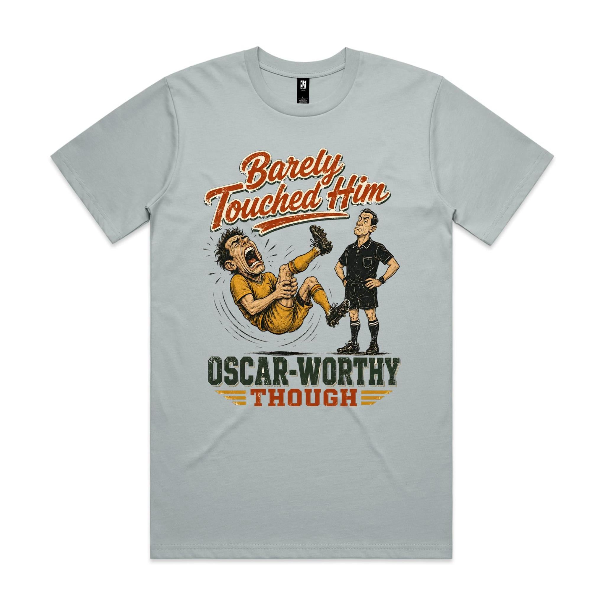 Barely Touched Him | Football Tee
