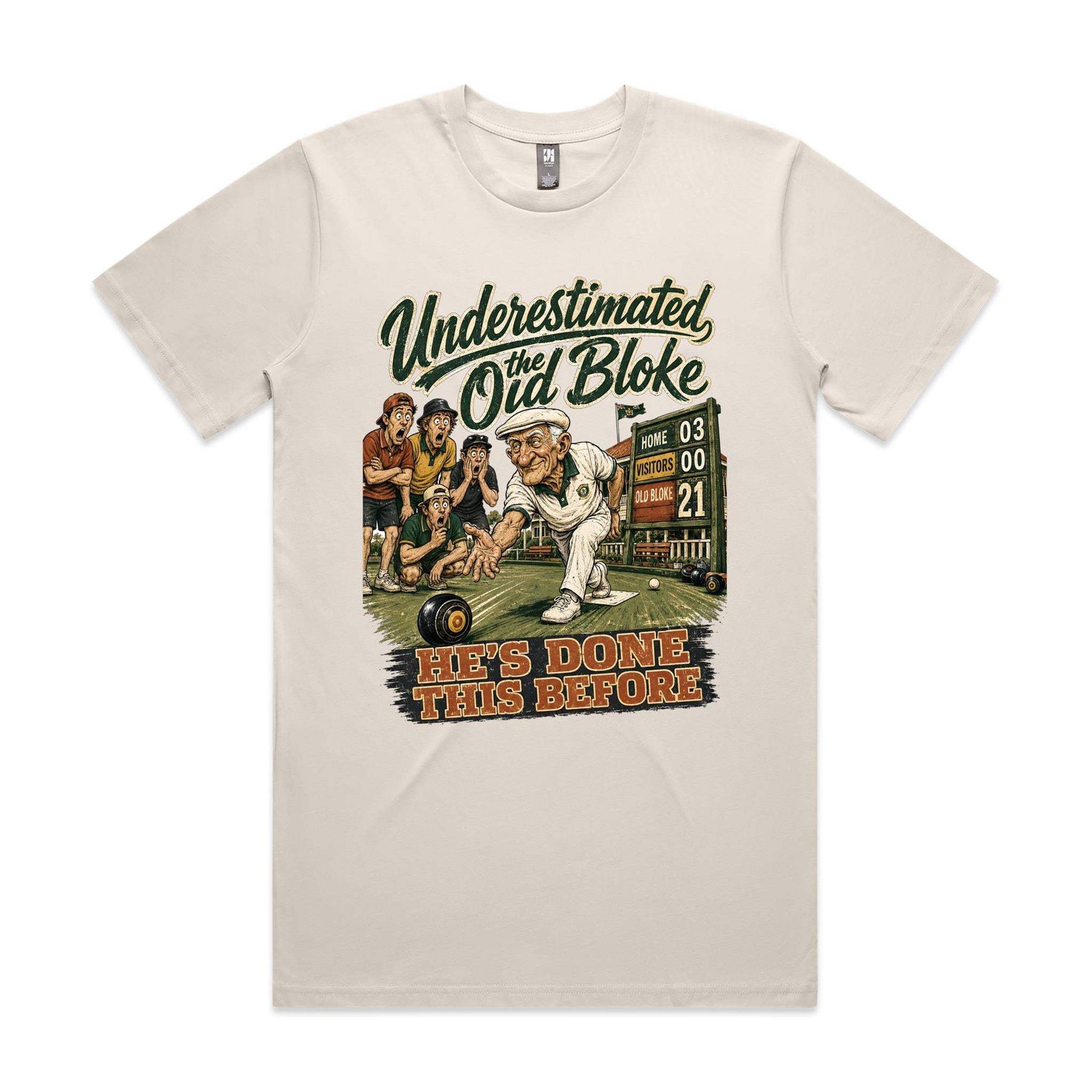 Underestimated the Old Bloke | Bowls Tee