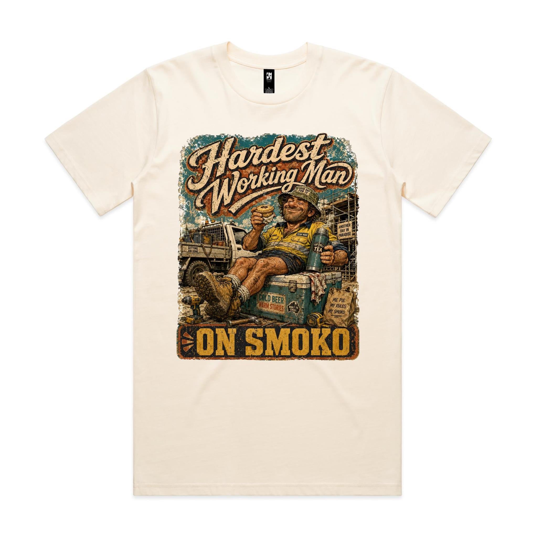 Hardest Working Man on Smoko | Tradie Tee