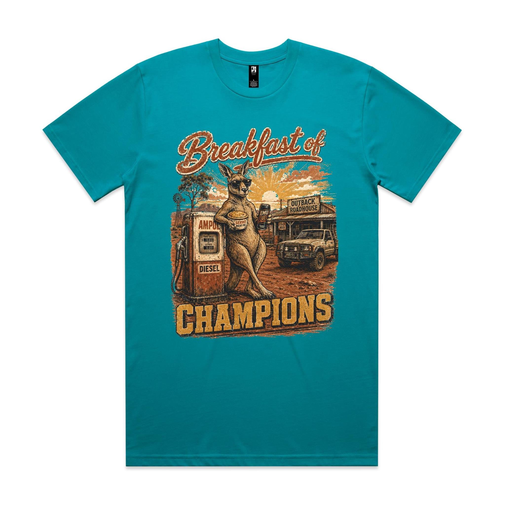 Breakfast of Champions — Kangaroo Servo Tee