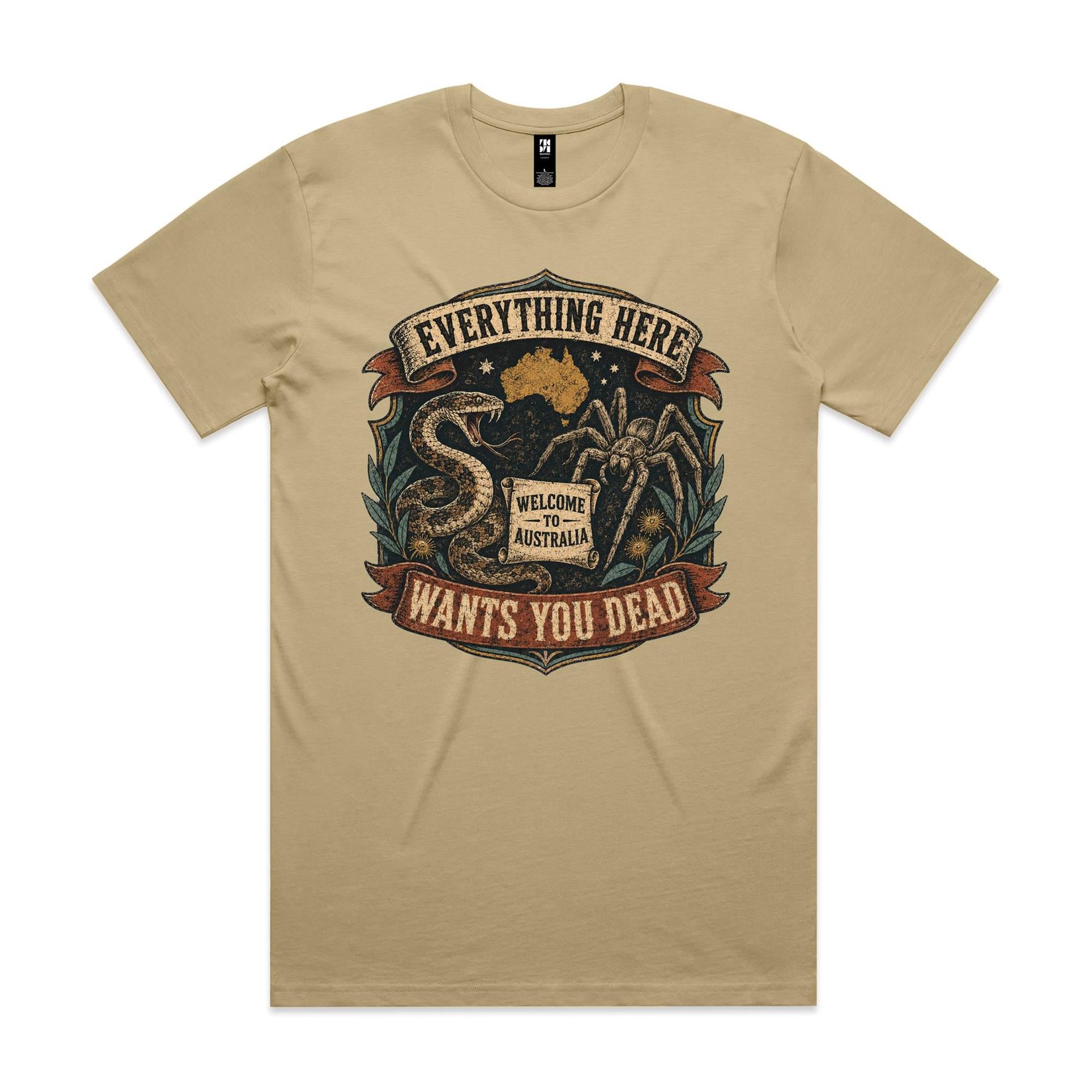 Everything Here Wants You Dead — Welcome to Australia Tee