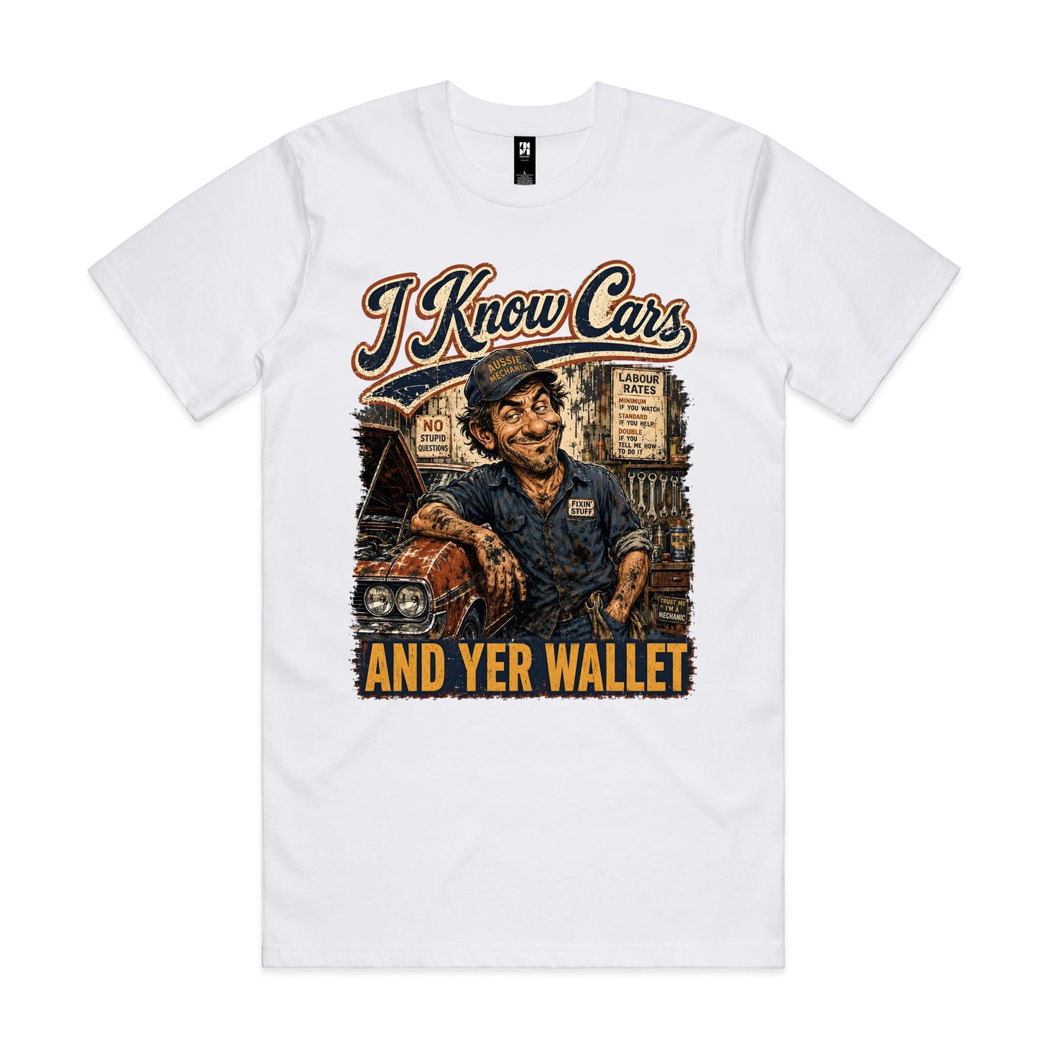 I Know Cars | Mechanic Tee