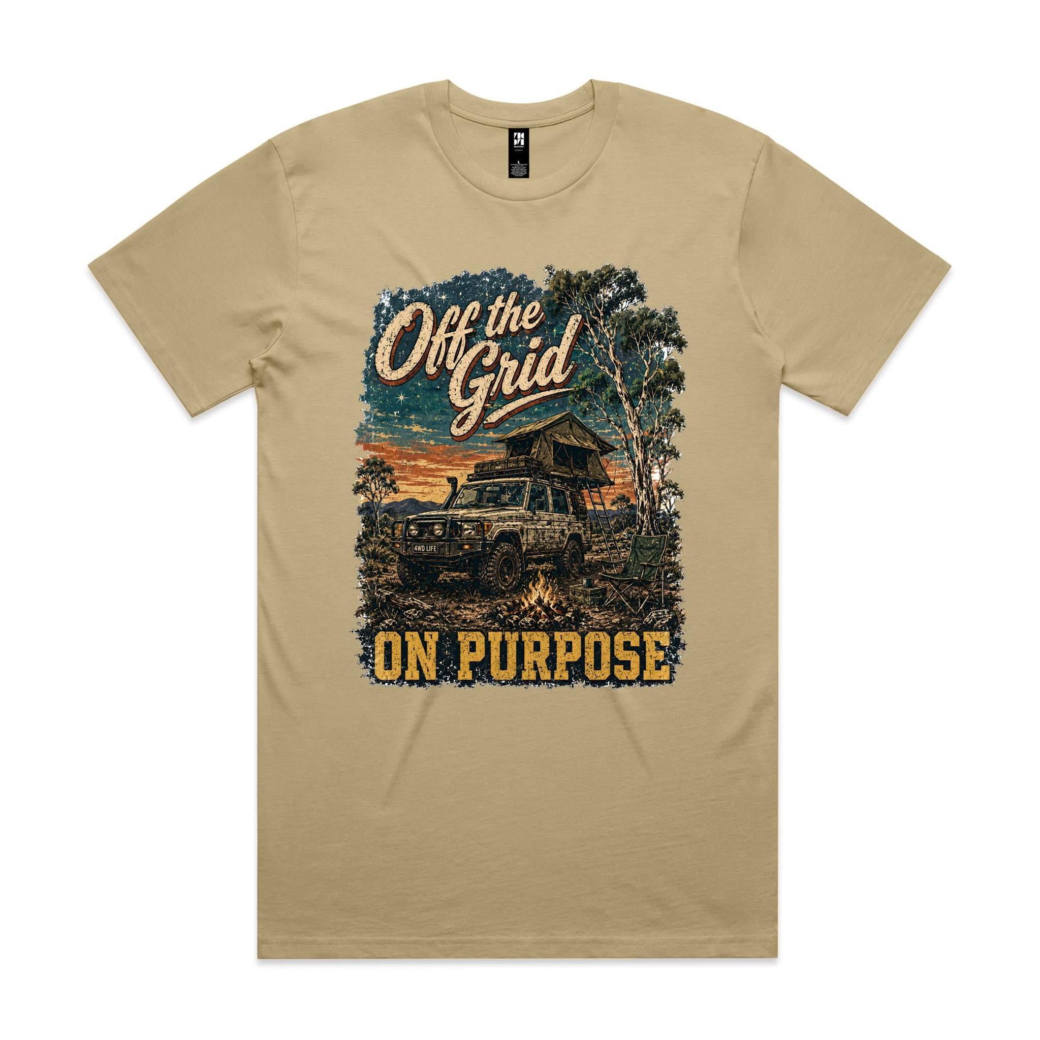 Off the Grid, On Purpose — 4WD Camping Tee