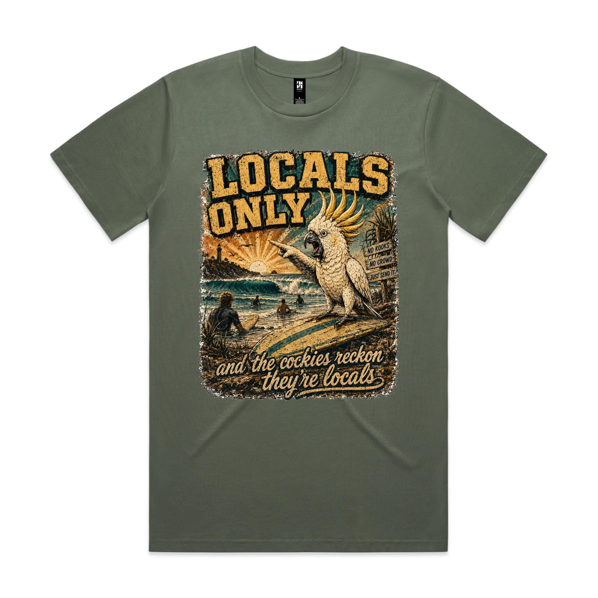 Locals Only — The Cockies Reckon They're Locals | Cockatoo Surf Tee