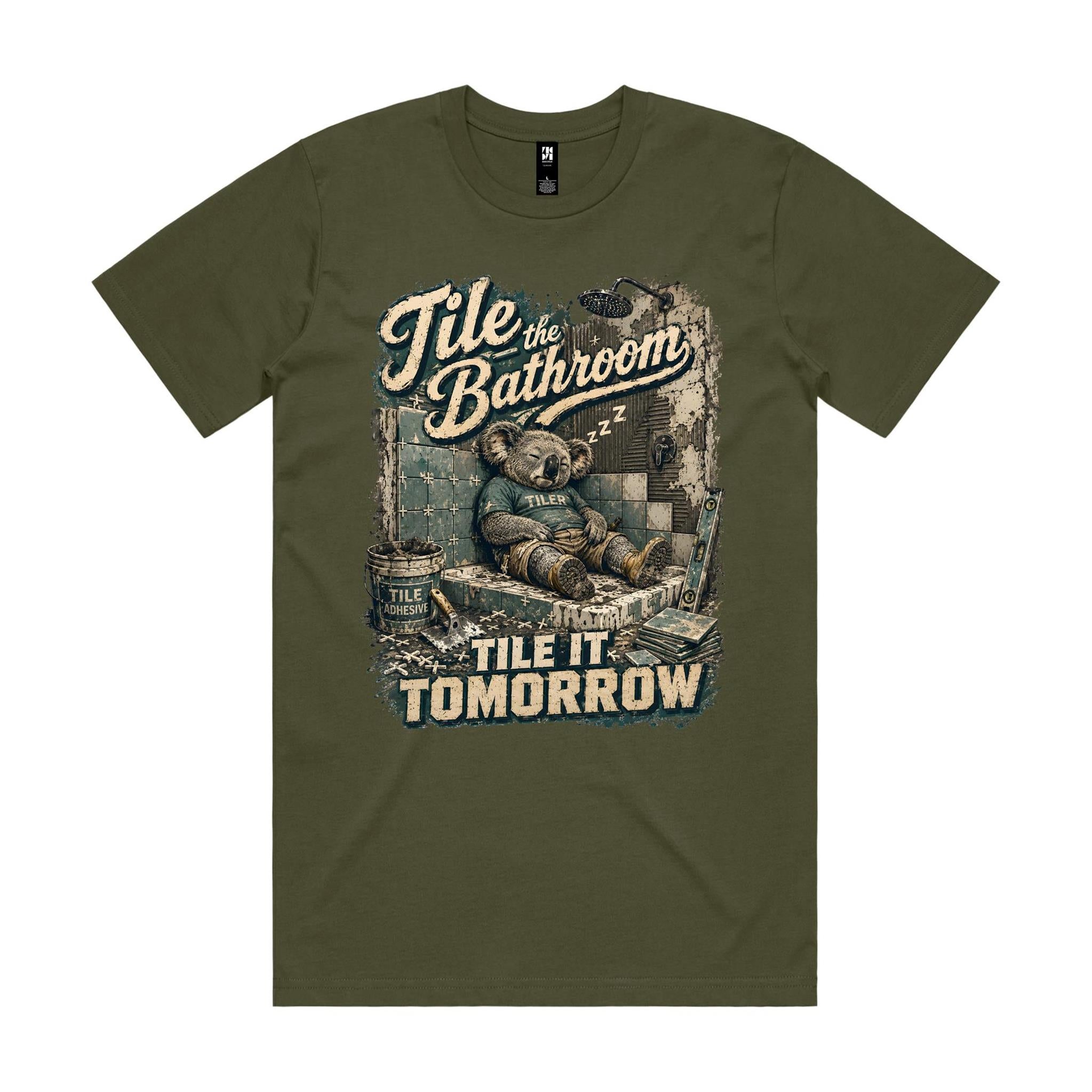 Tile the Bathroom — Tile It Tomorrow | Koala Tiler Tee