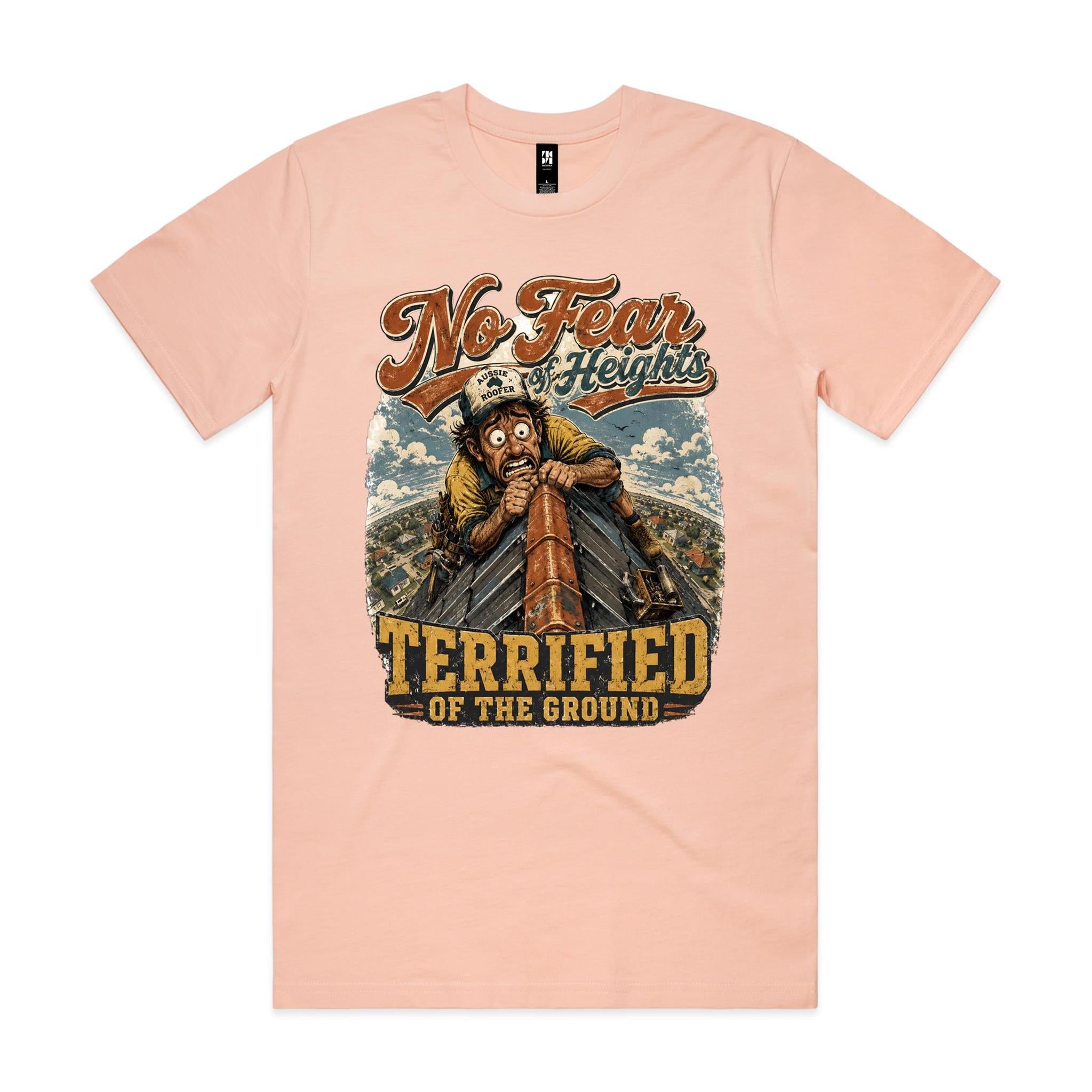 No Fear of Heights | Roofers Tee