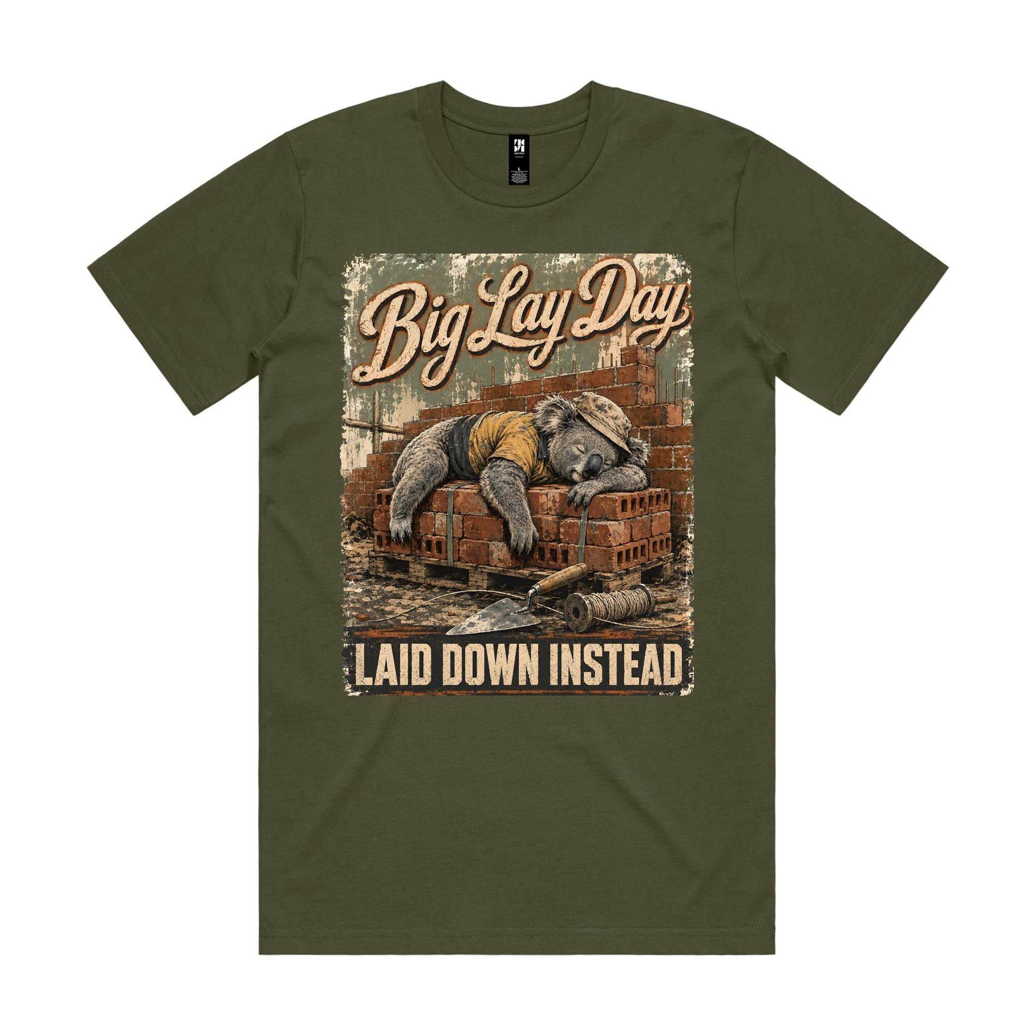 Big Lay Day — Laid Down Instead | Koala Brickie Tee