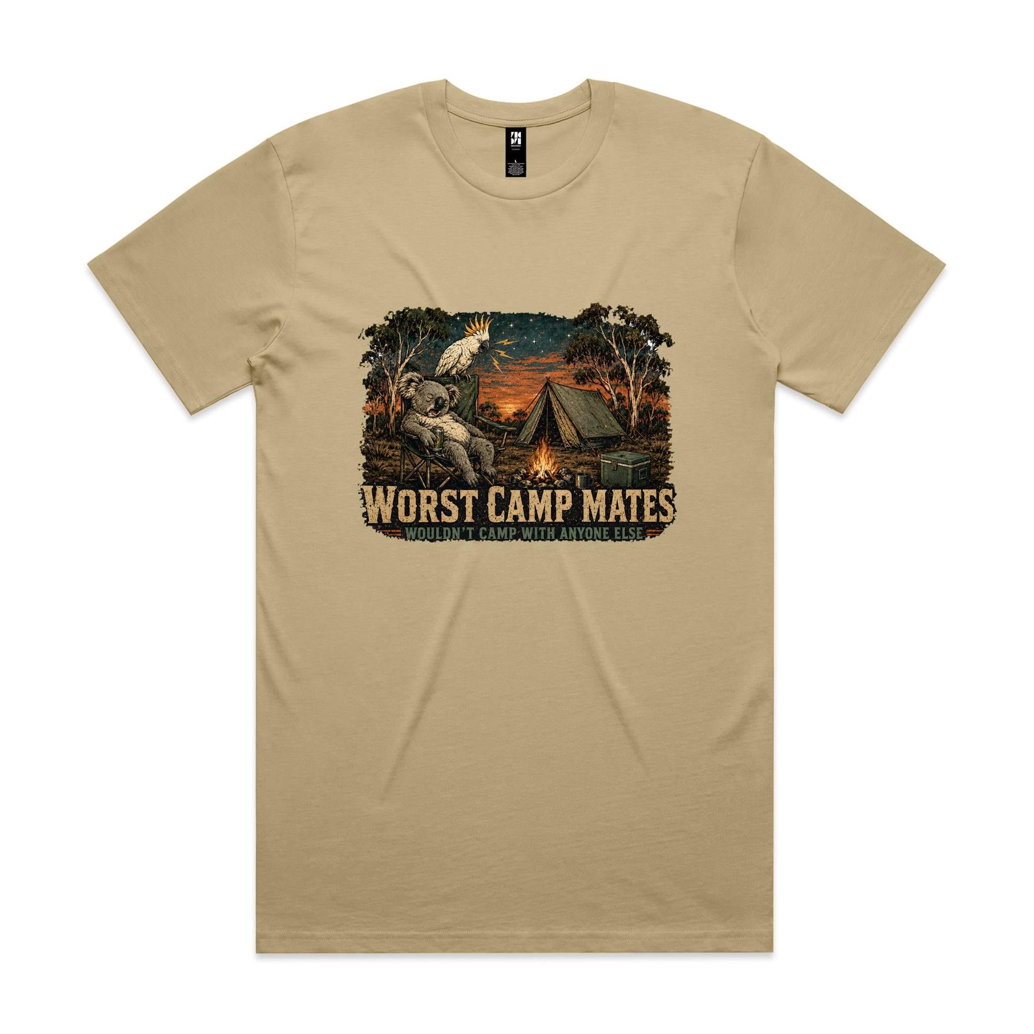Worst Camp Mates — Wouldn't Camp With Anyone Else | Koala Cockatoo Tee