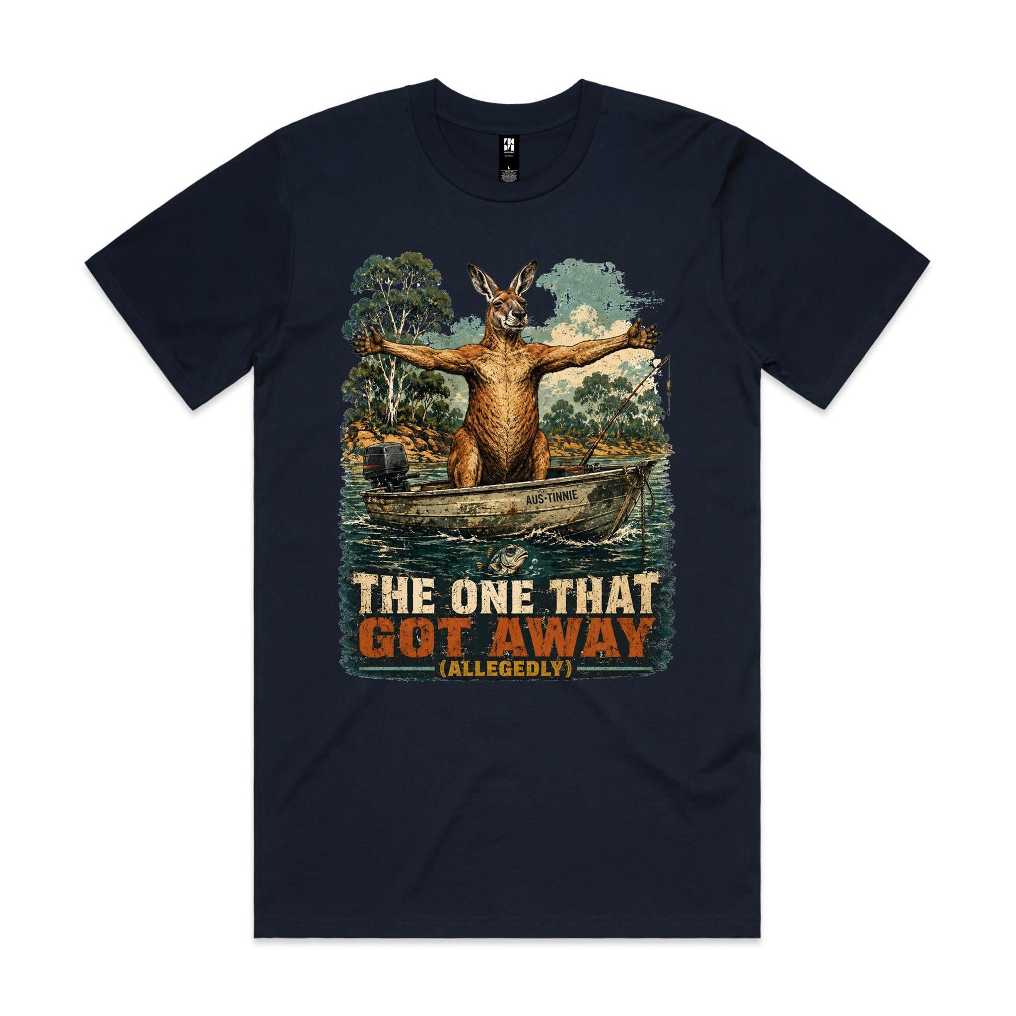 The One That Got Away (Allegedly) — Kangaroo Fishing Tee