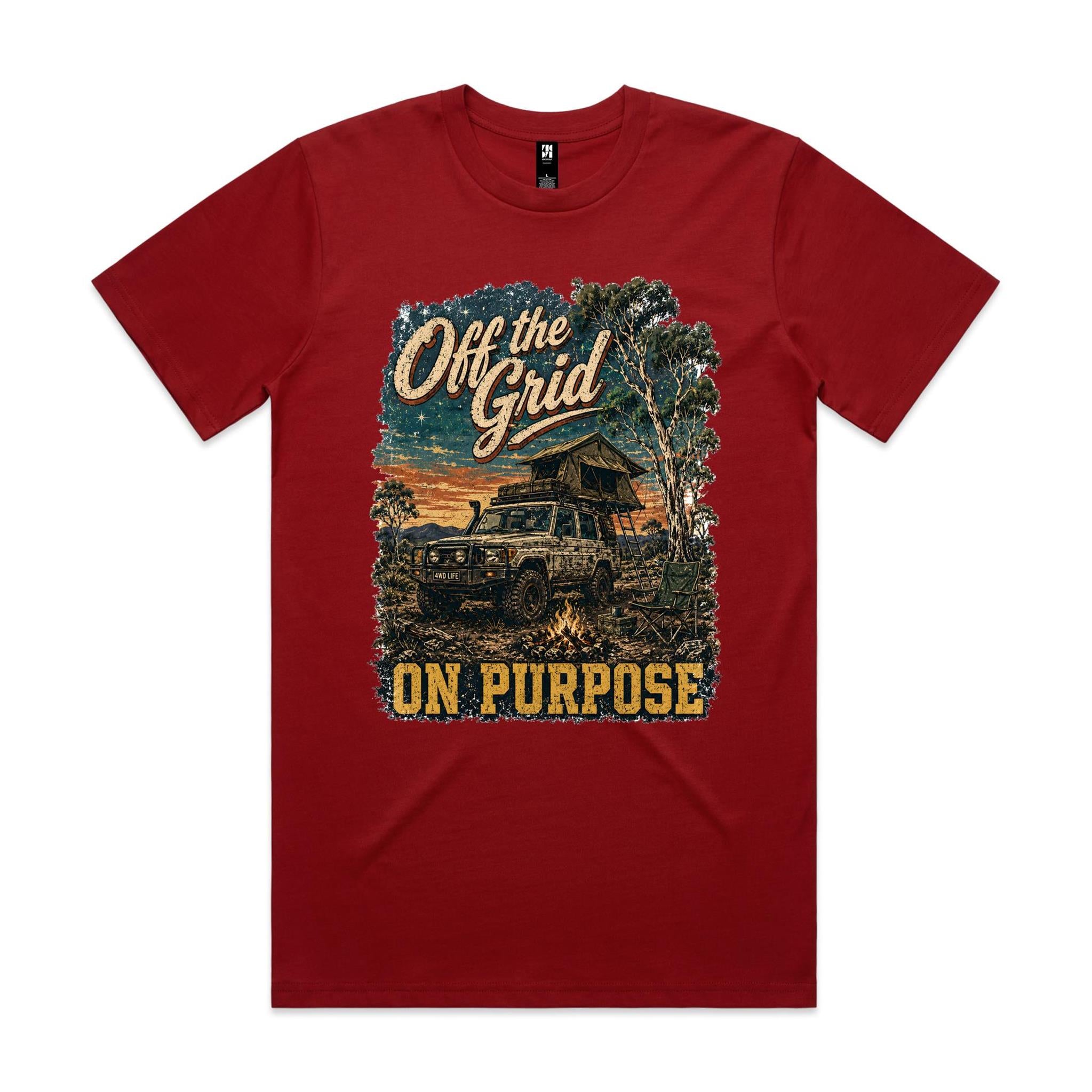 Off the Grid, On Purpose — 4WD Camping Tee