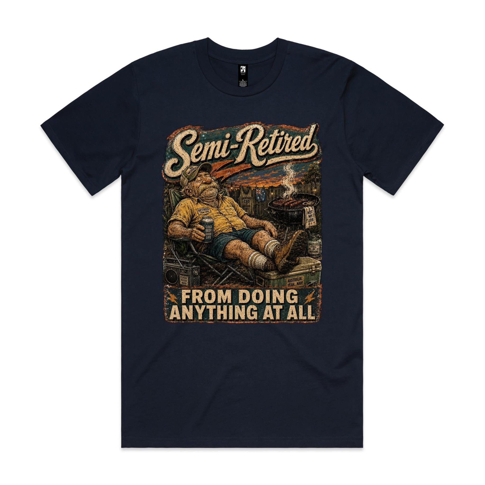 Semi-Retired | Backyard CEO Tee