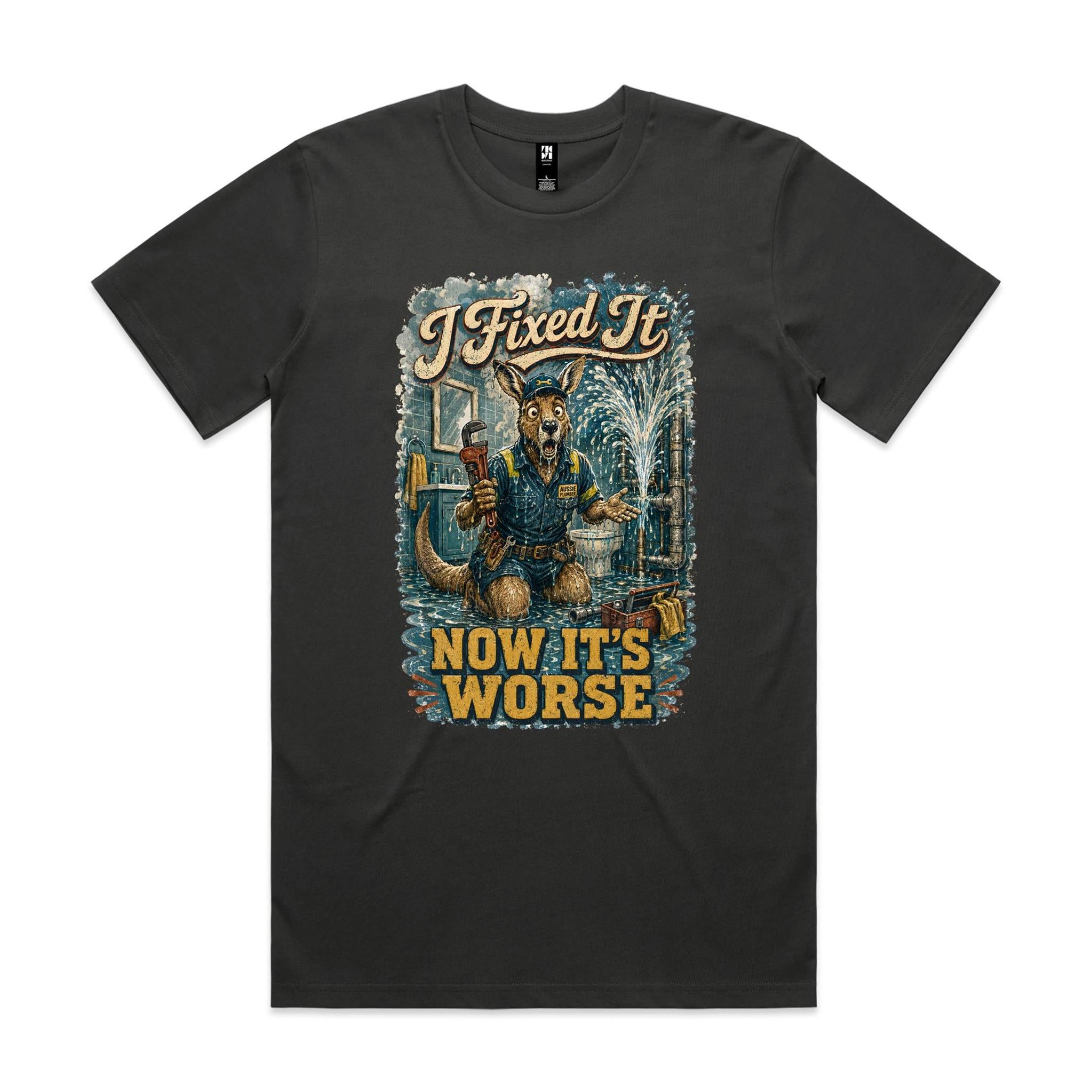 I Fixed It — Now It's Worse | Kangaroo Plumber Tee