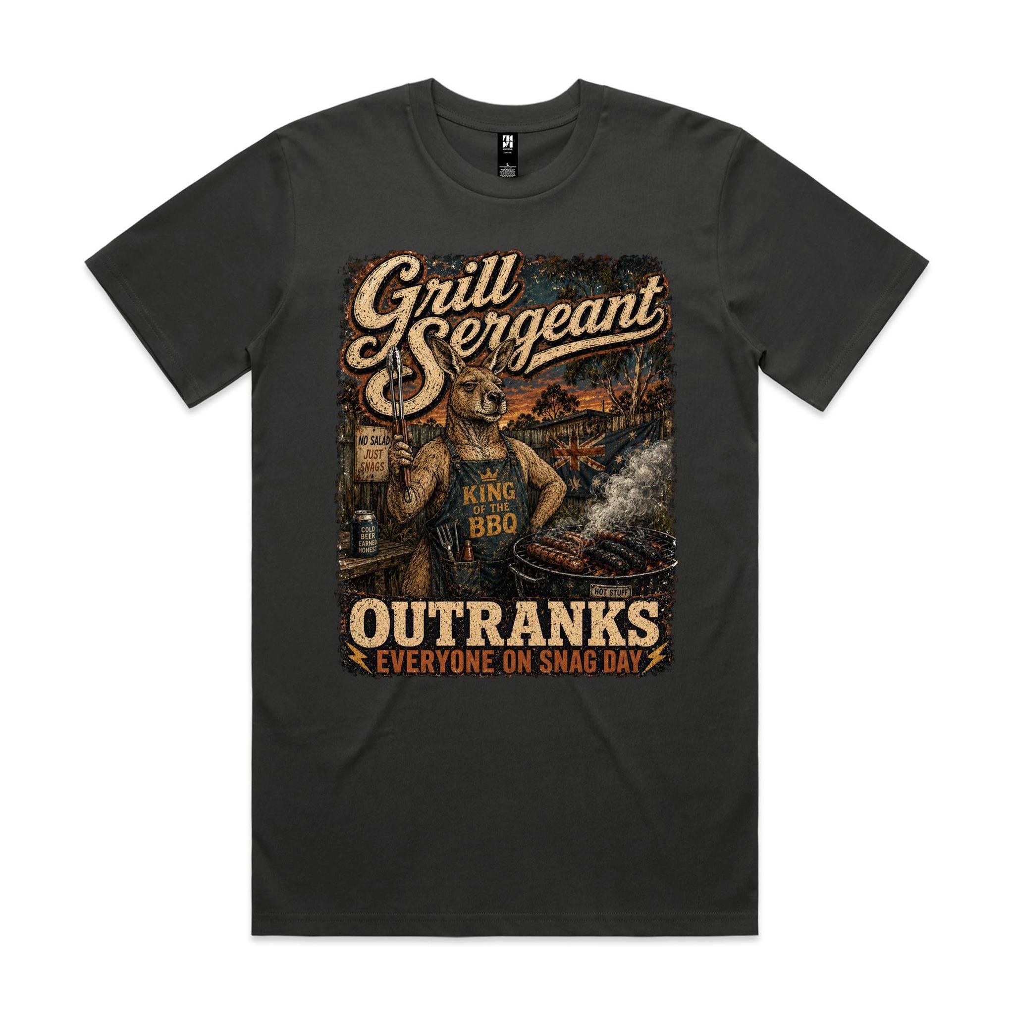Grill Sergeant | Kangaroo BBQ Tee