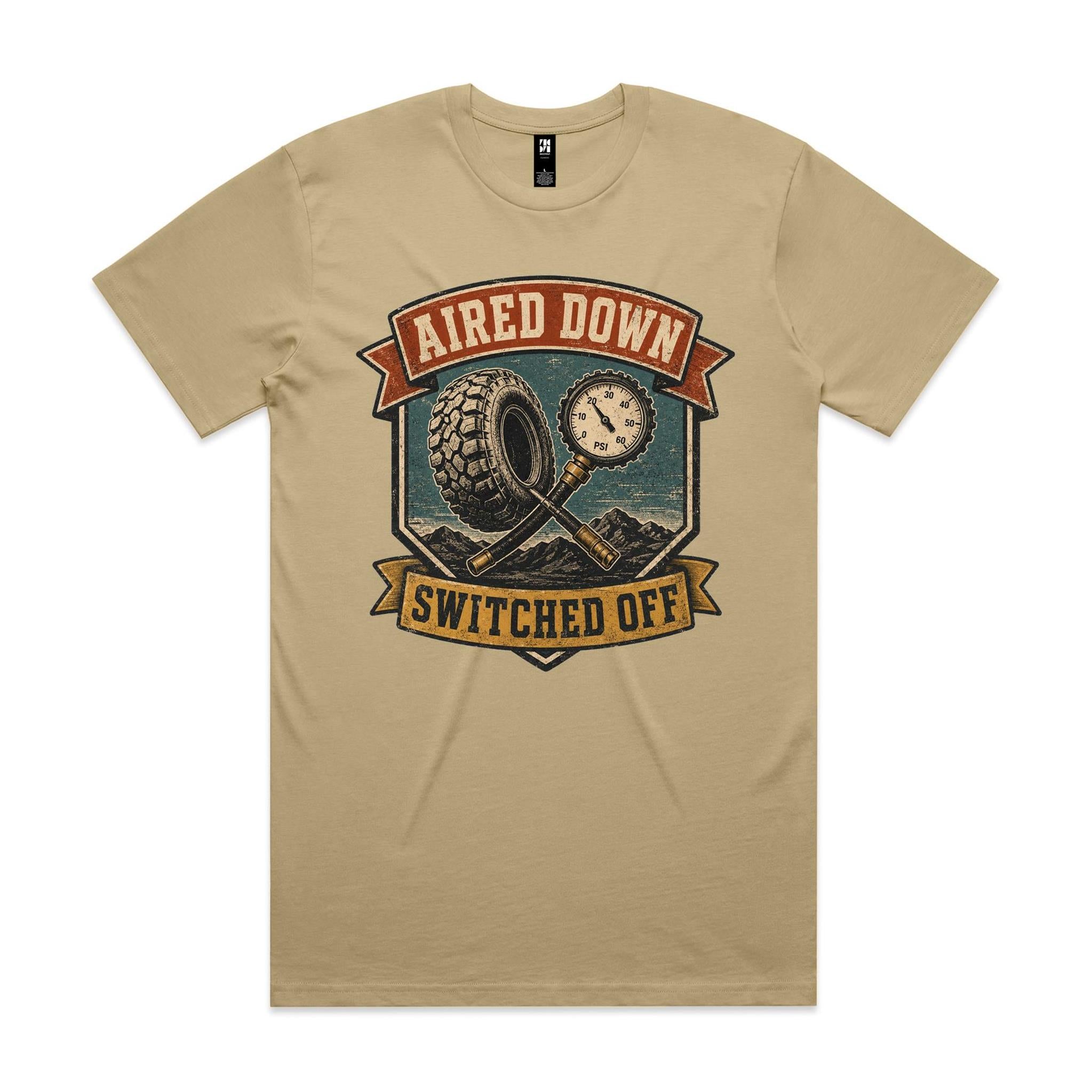Aired Down, Switched Off — 4WD Tee