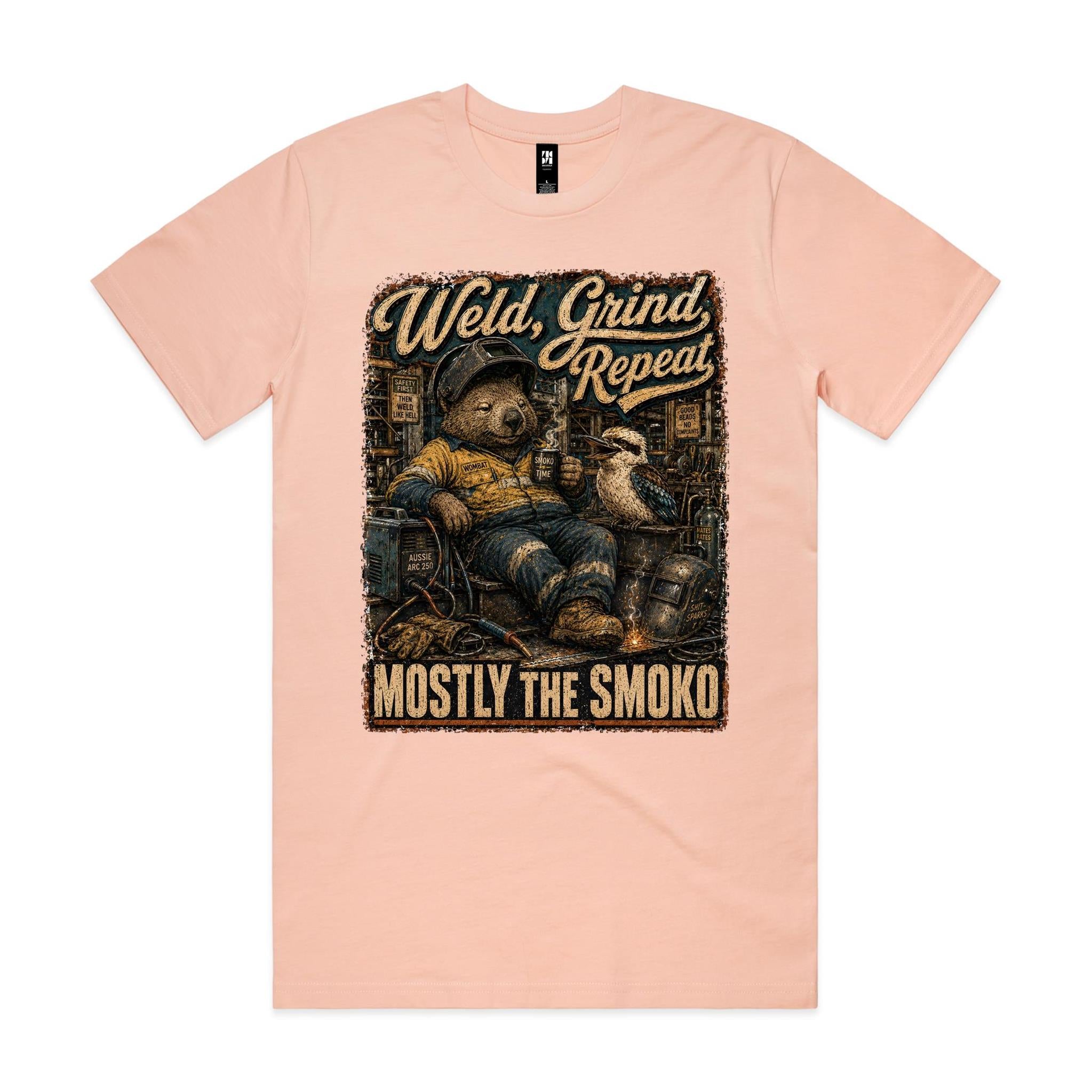 Weld, Grind, Repeat | Wombat Welder Tee