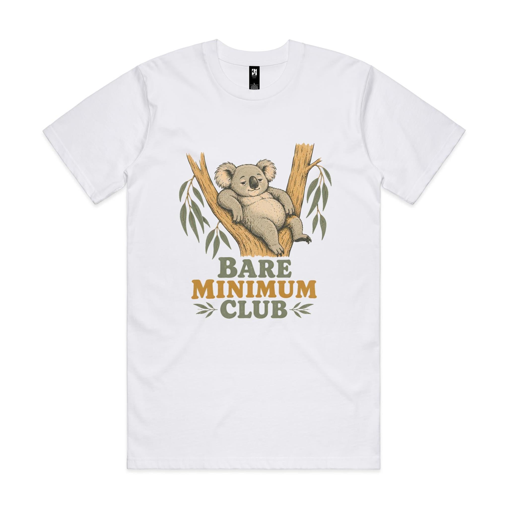 Bare Minimum Club — Lazy Koala Tee