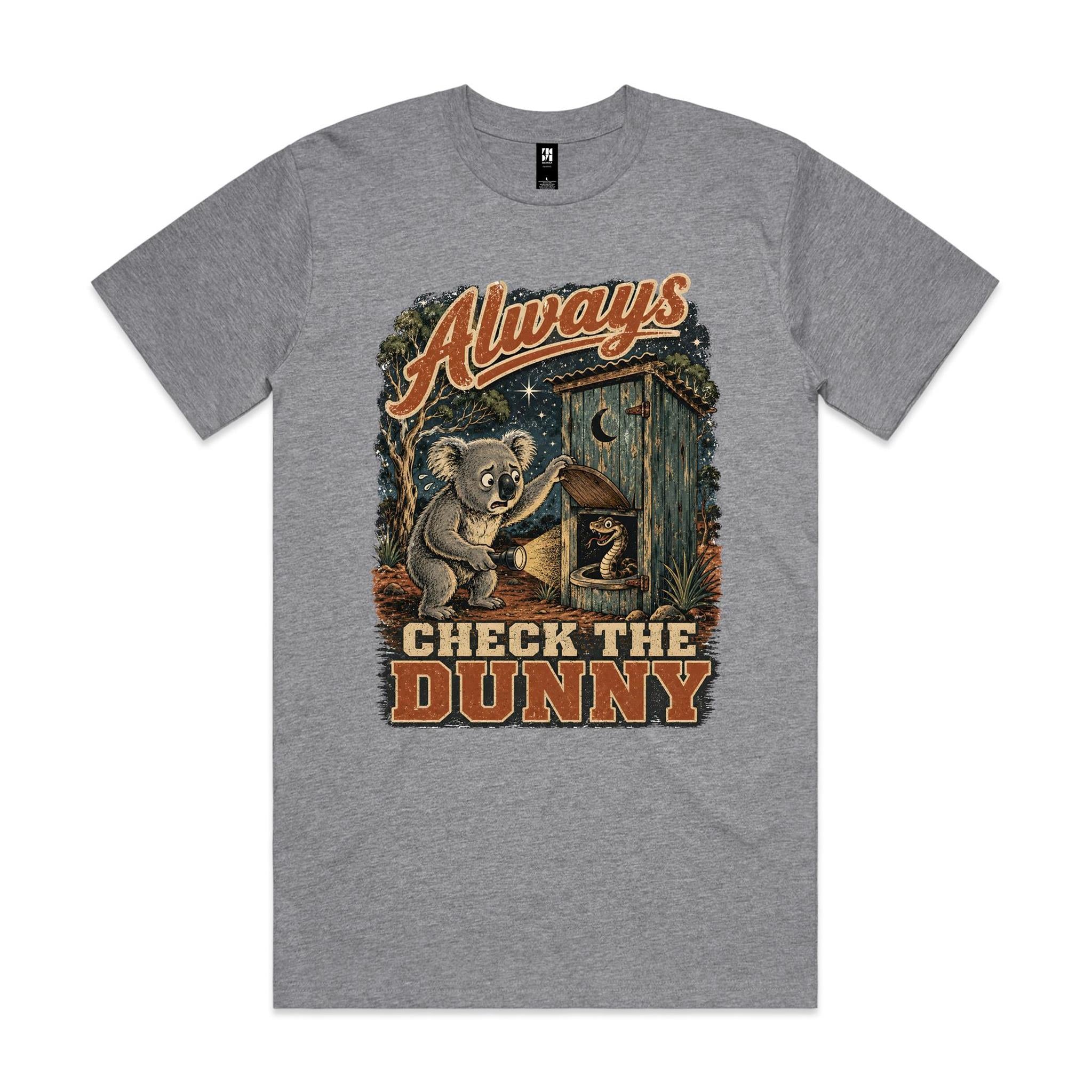 Always Check the Dunny — Koala Snake Tee
