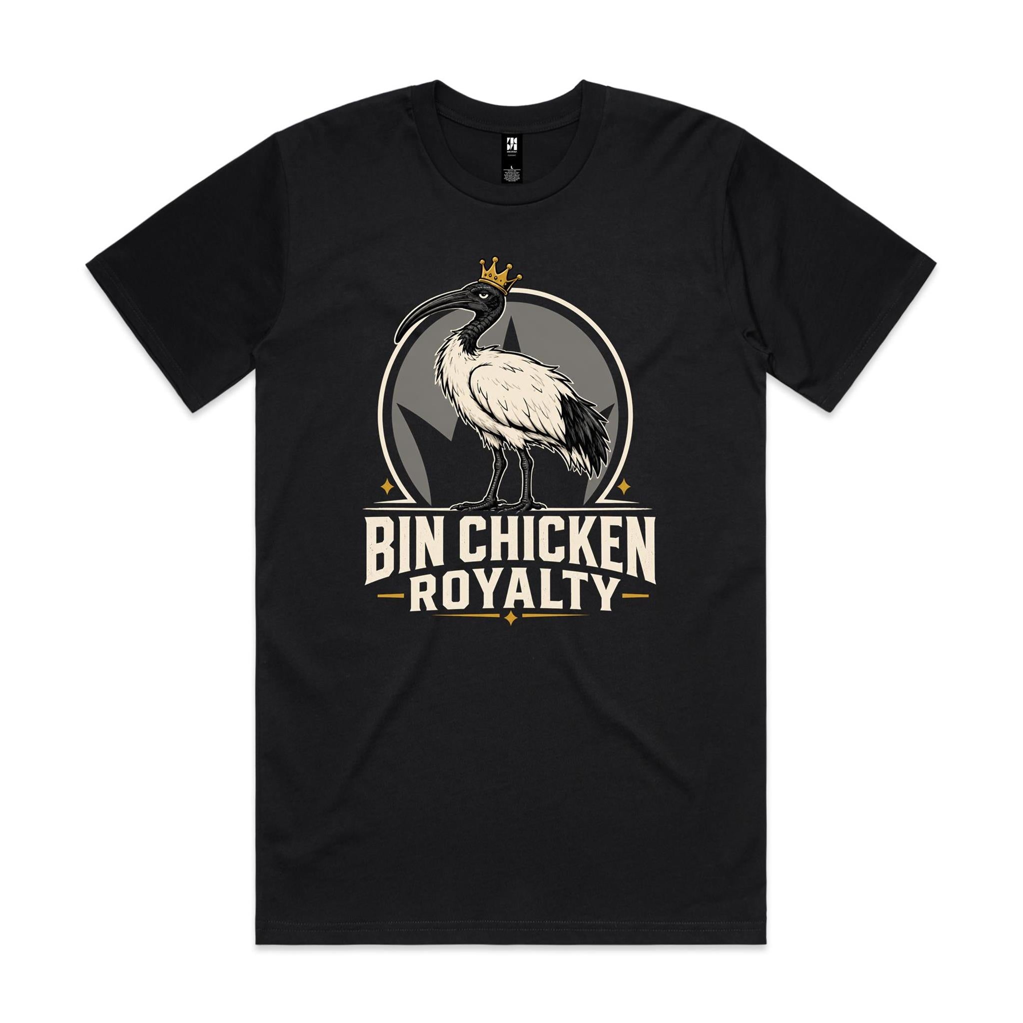 Bin Chicken Royalty — Crowned Ibis Tee