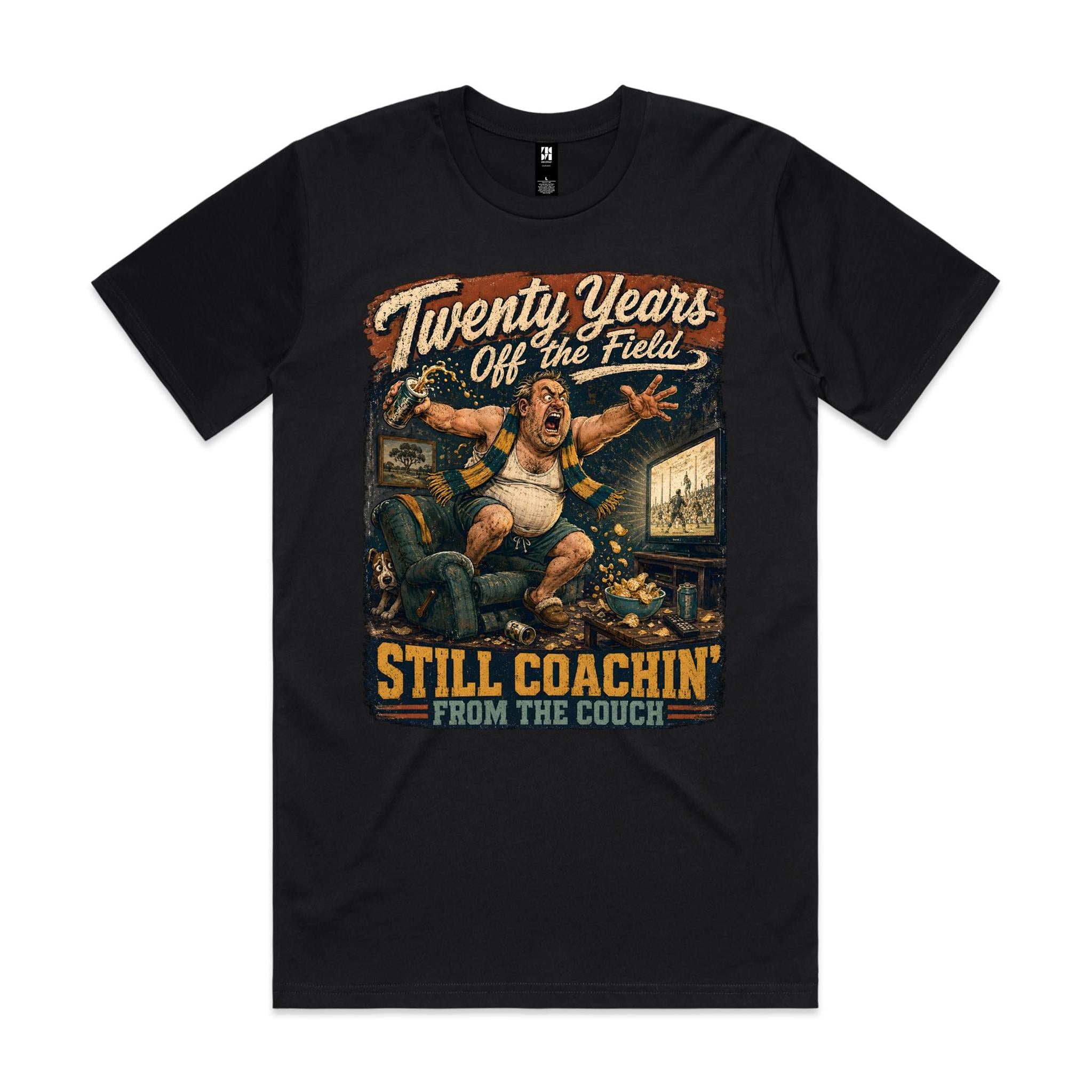 Twenty Years Off the Field | Armchair Coach Tee