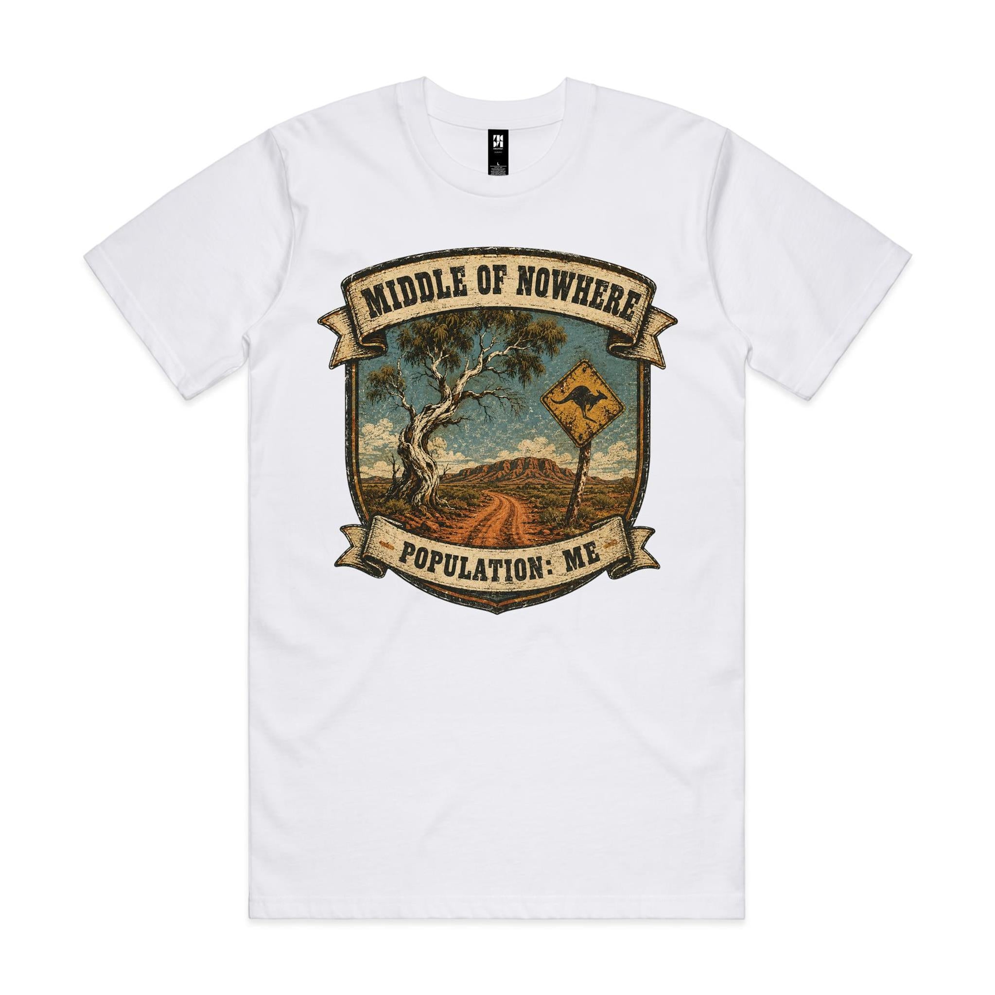 Middle of Nowhere, Population: Me — 4WD Tee