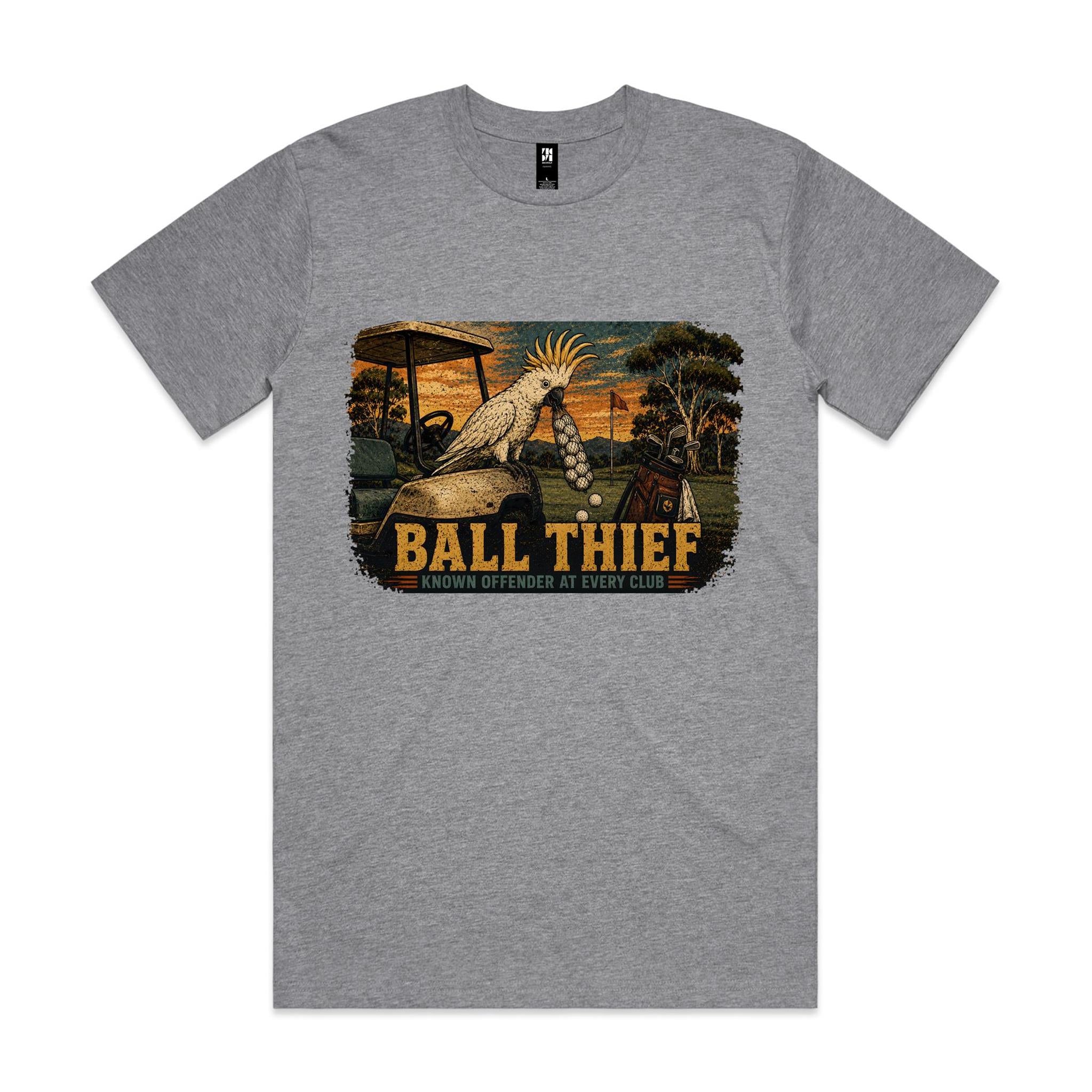 Ball Thief — Known Offender at Every Club | Cockatoo Golf Tee