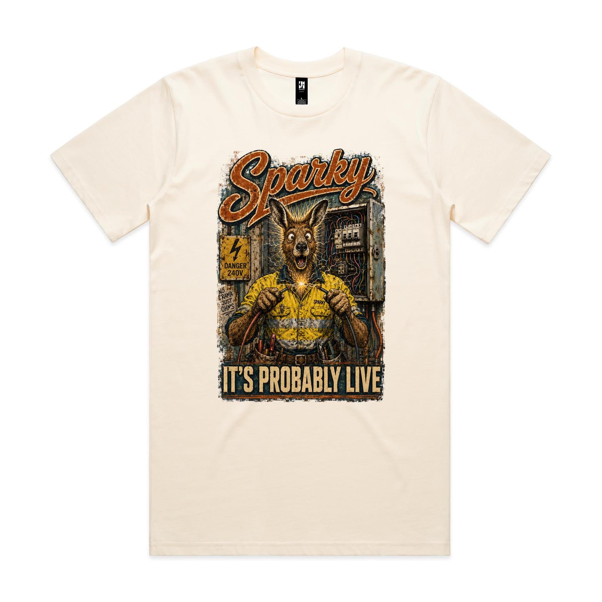 Sparky — It's Probably Live | Kangaroo Sparky Tee