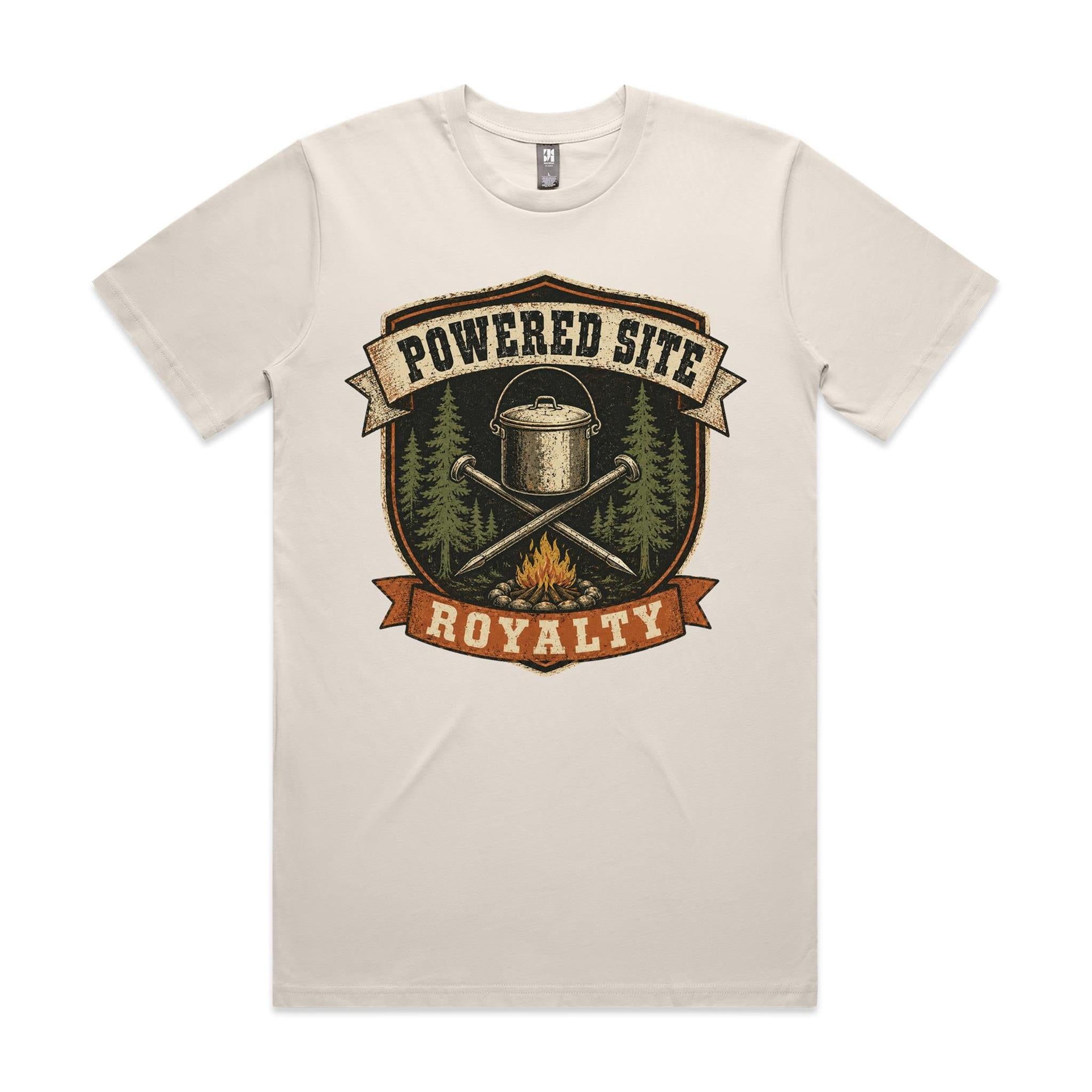 Powered Site Royalty — Camping Tee