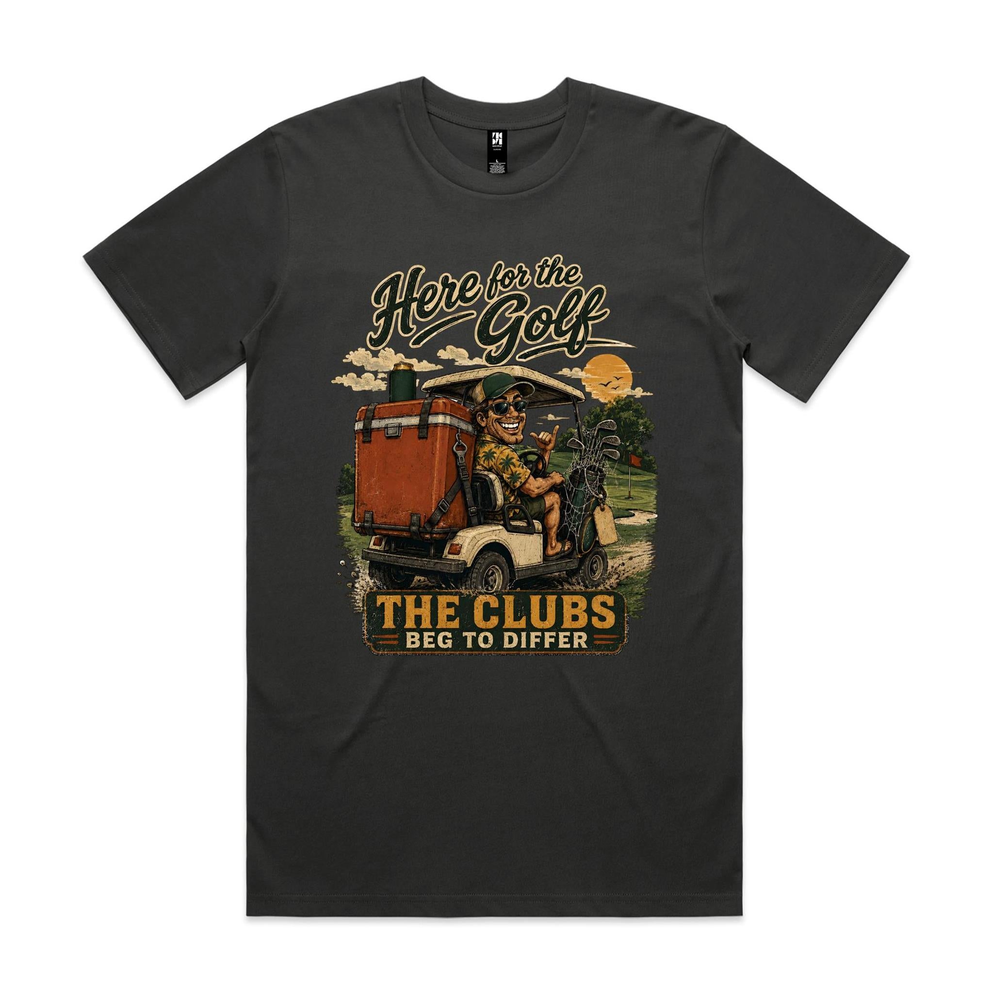 Here for the Golf | Golfer Tee
