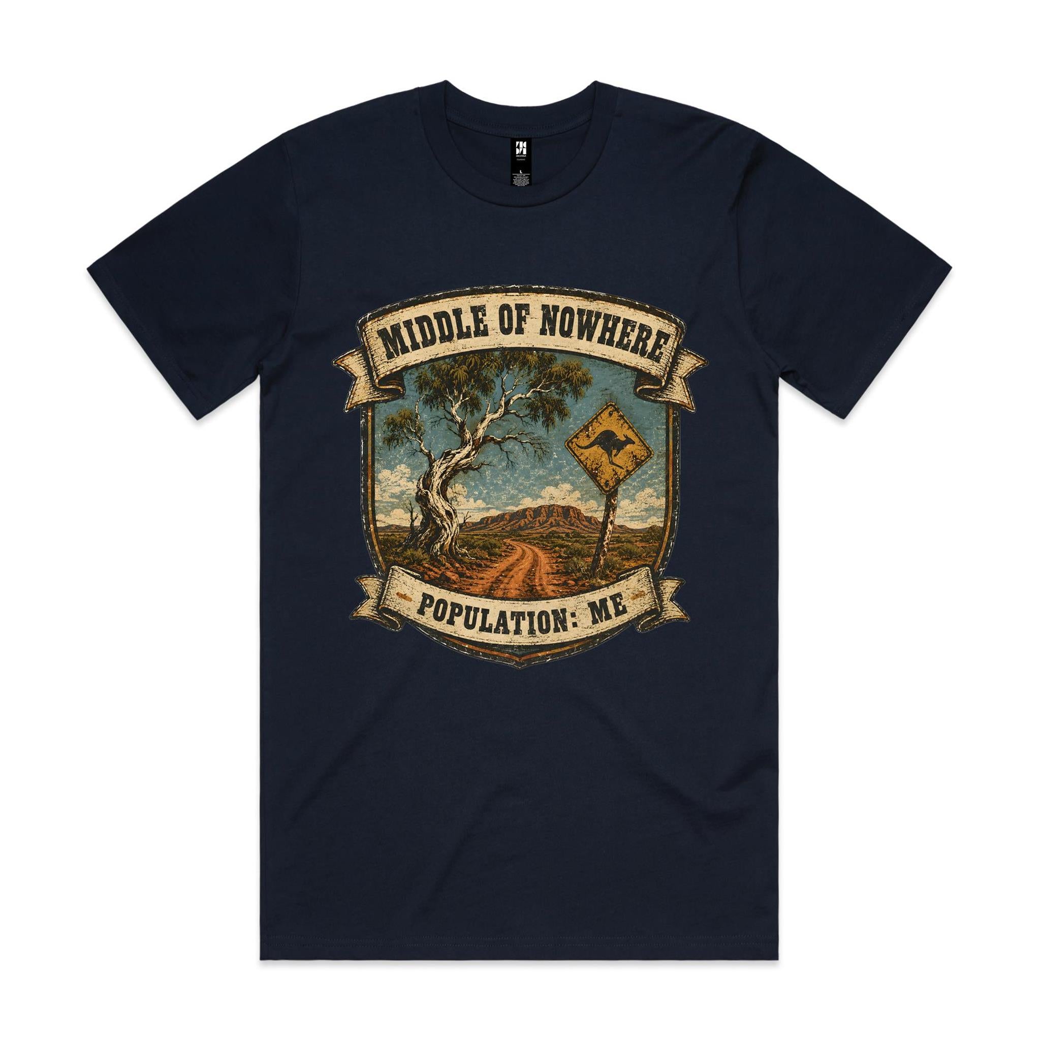 Middle of Nowhere, Population: Me — 4WD Tee