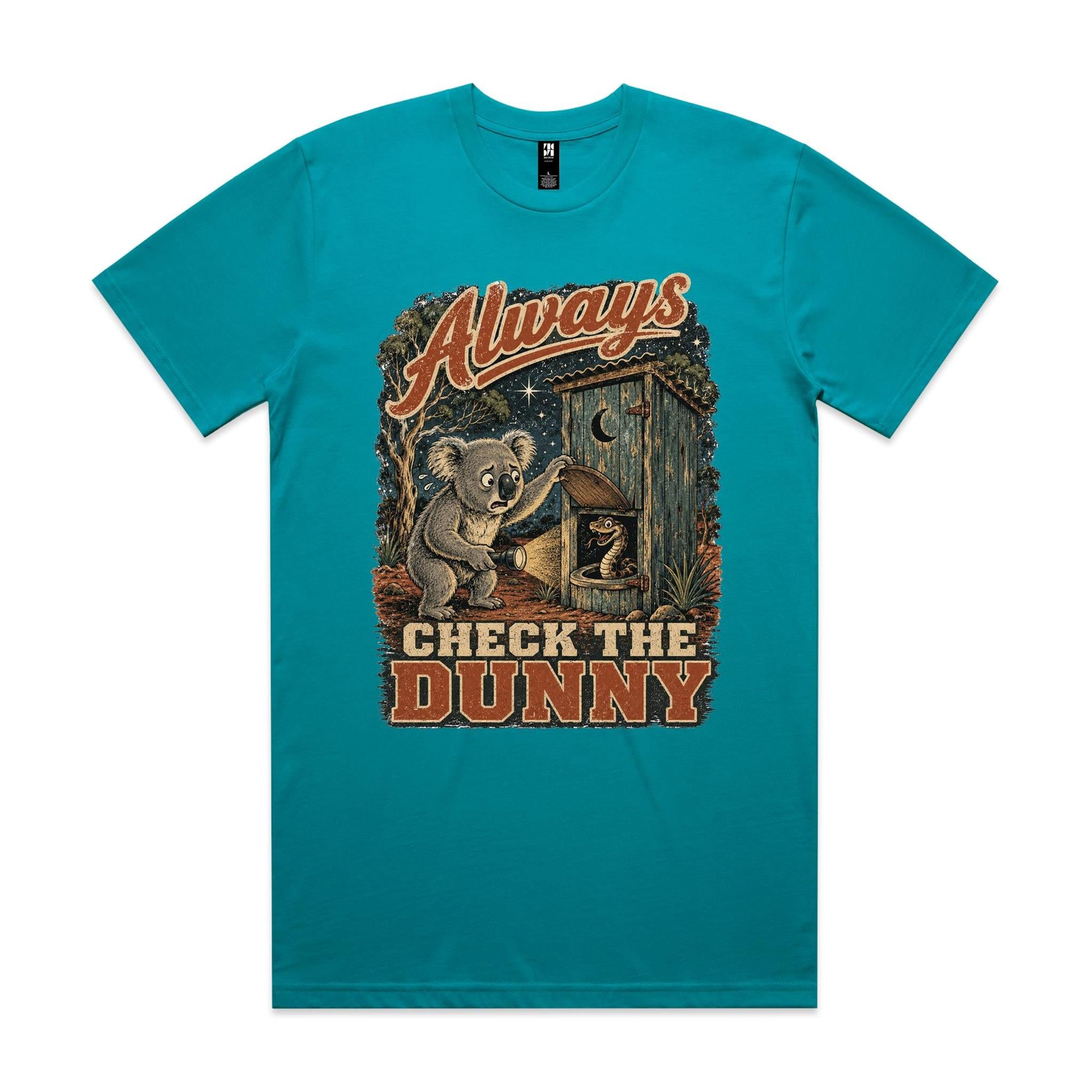 Always Check the Dunny — Koala Snake Tee
