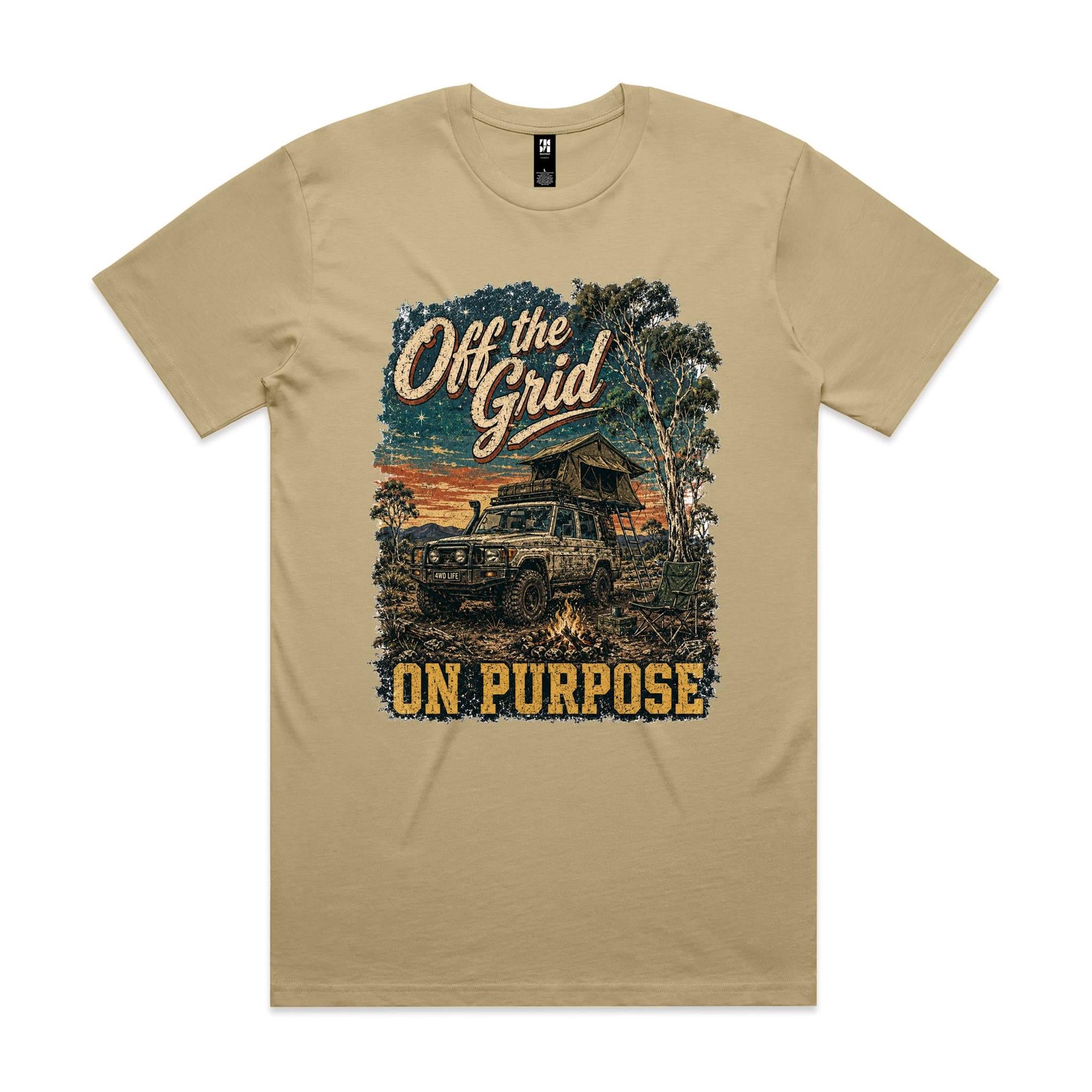 Off the Grid, On Purpose — 4WD Camping Tee