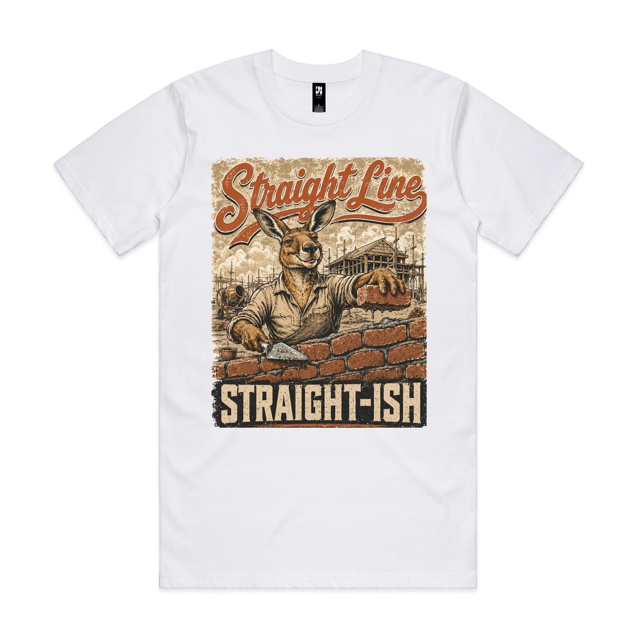 Straight Line — Straight-ish | Kangaroo Brickie Tee