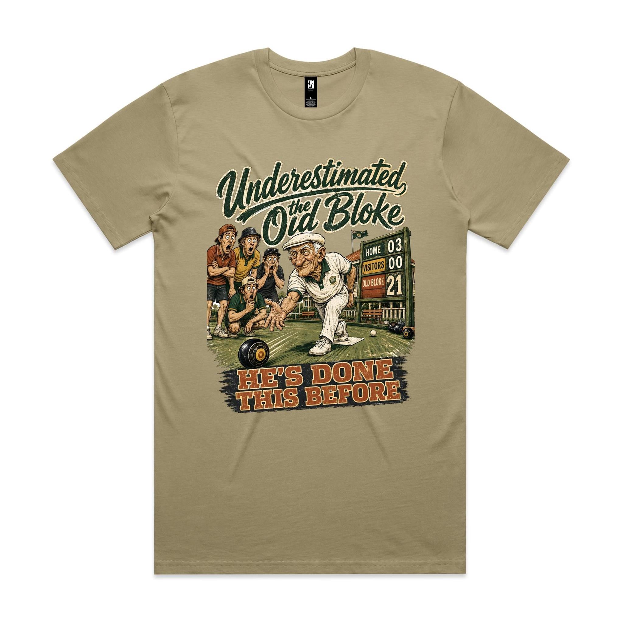 Underestimated the Old Bloke | Bowls Tee