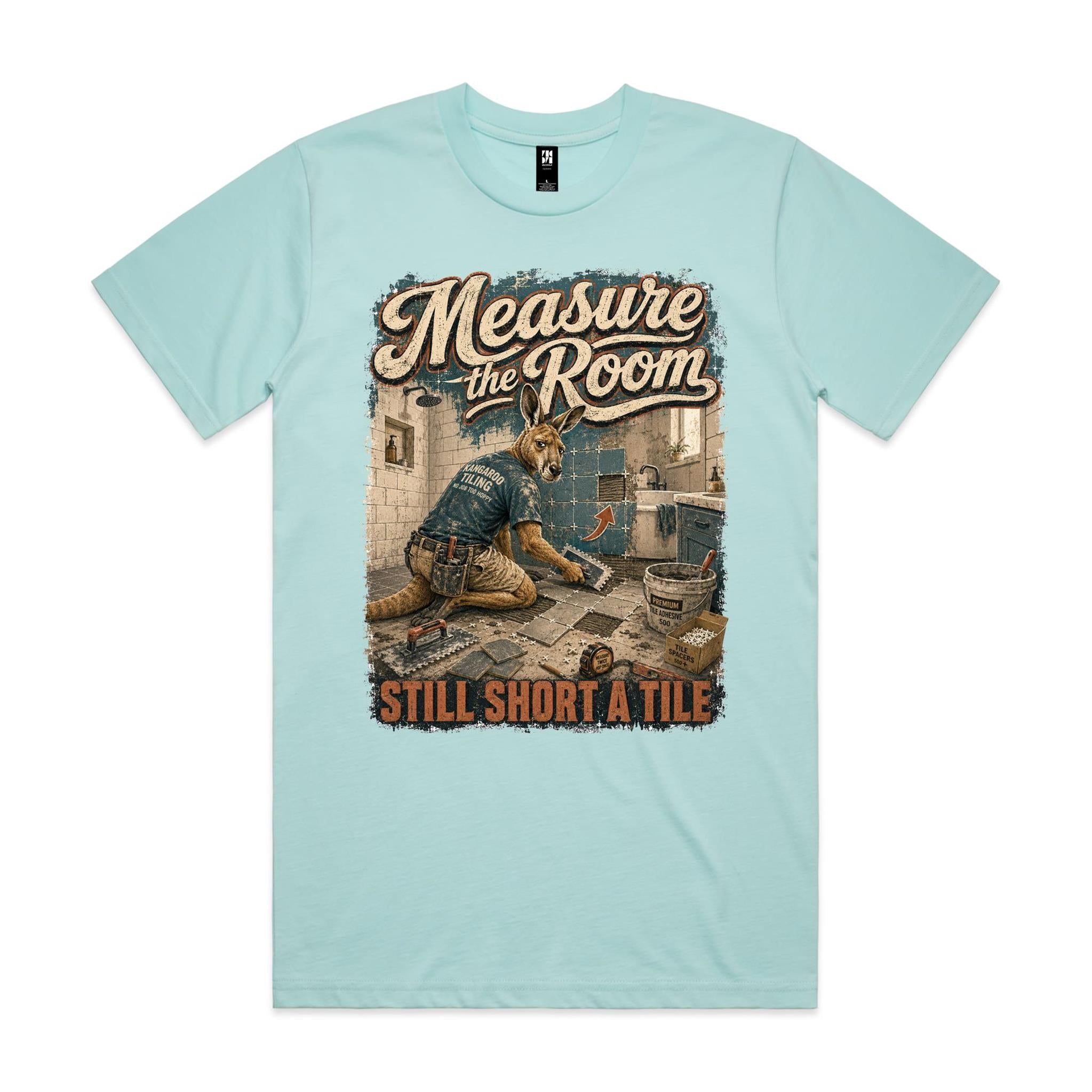 Measure the Room — Still Short a Tile | Kangaroo Tiler Tee