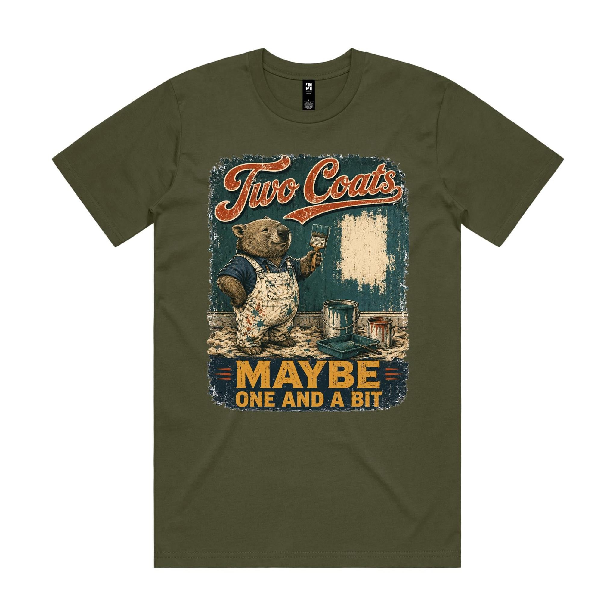 Two Coats — Maybe One and a Bit | Wombat Painter Tee