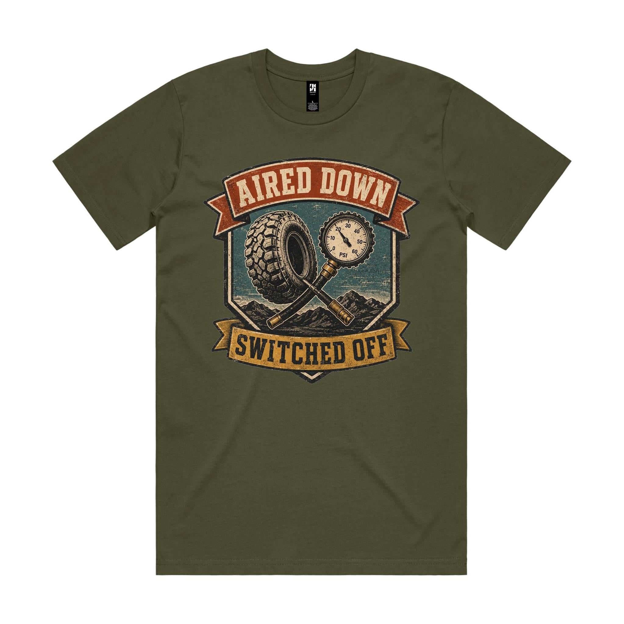 Aired Down, Switched Off — 4WD Tee